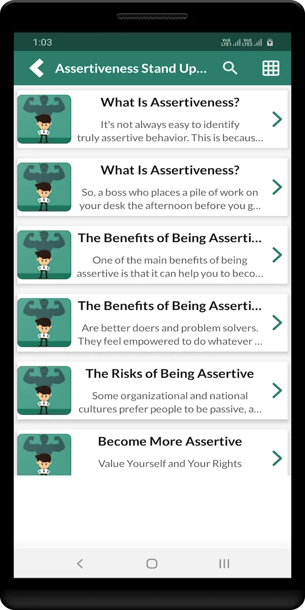 Assertiveness Stand Up Guide | Indus Appstore | Screenshot