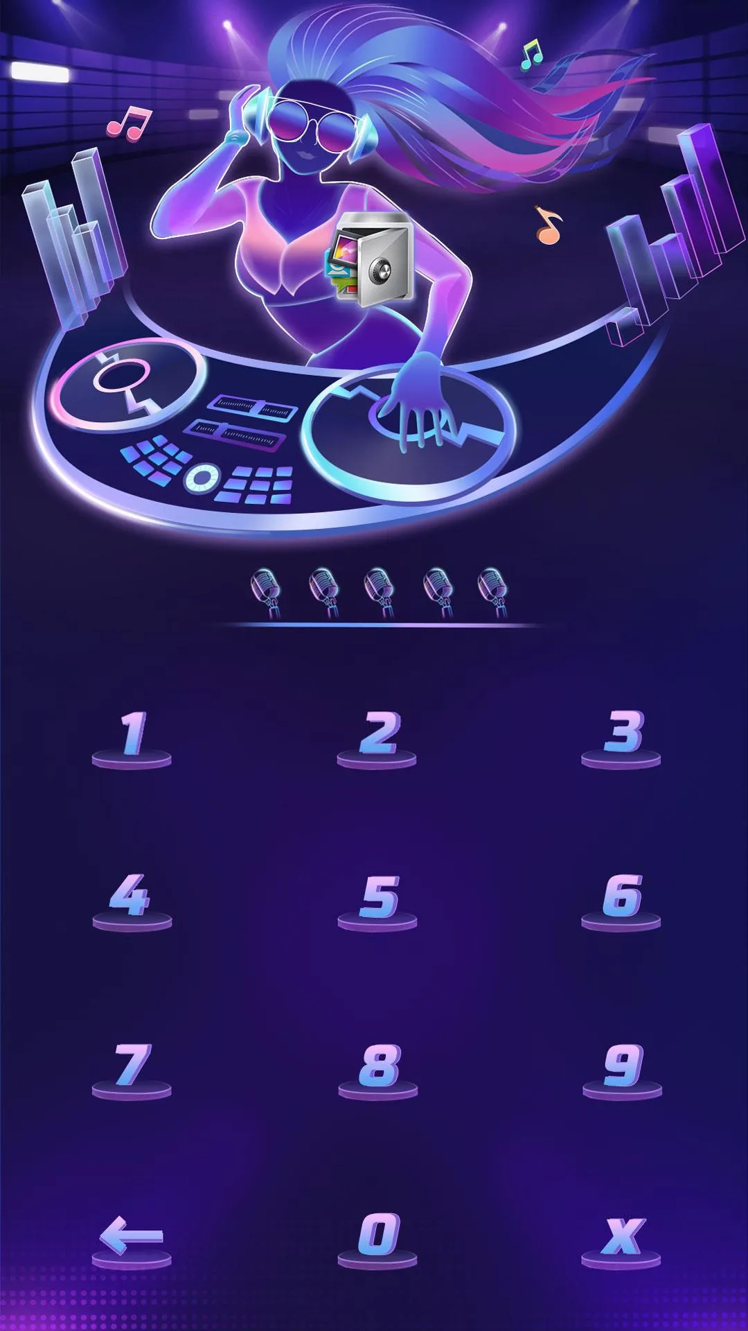 AppLock Theme Microphone | Indus Appstore | Screenshot