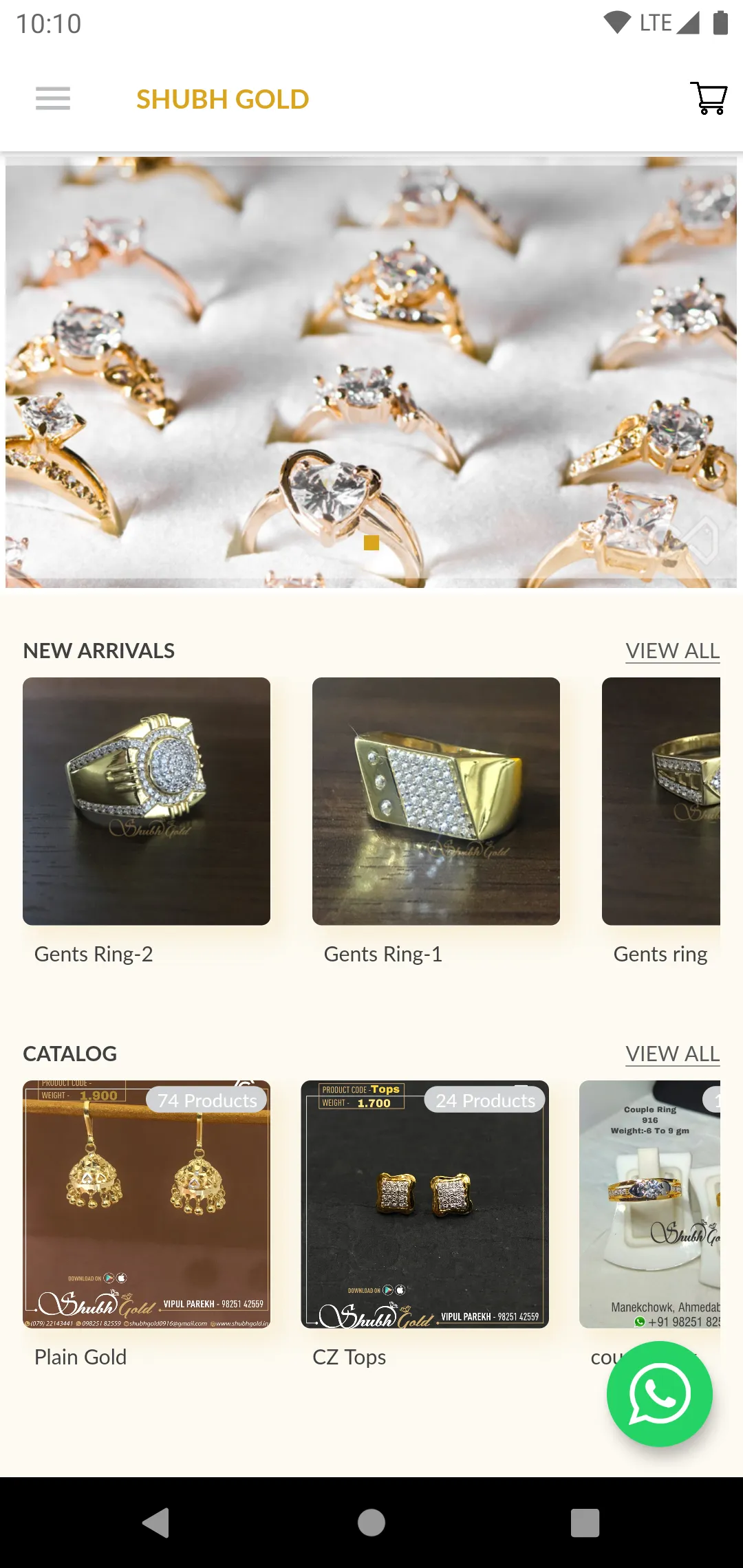 Shubh Gold - Gold CZ Jewellery | Indus Appstore | Screenshot