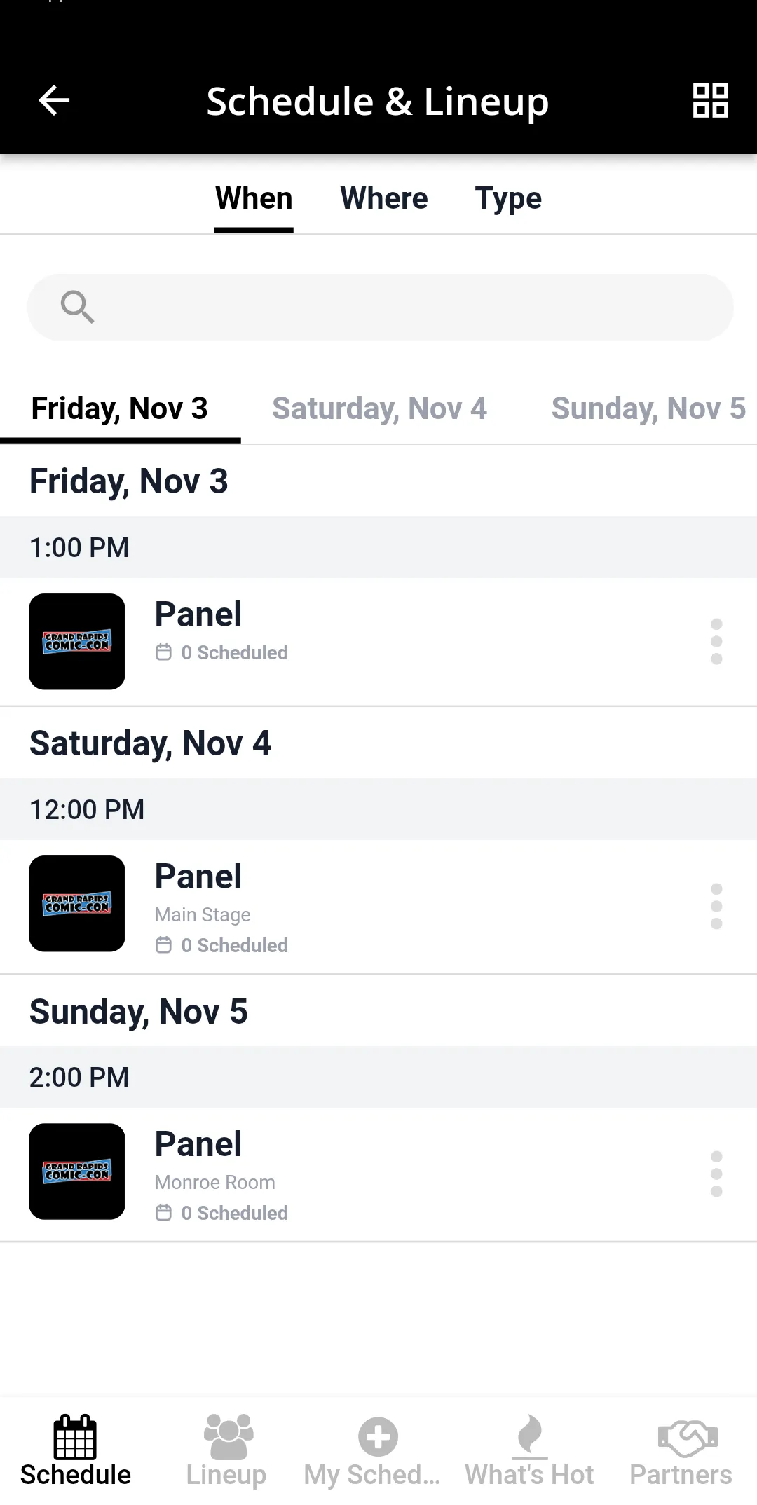 Grand Rapids Comic Con | Indus Appstore | Screenshot