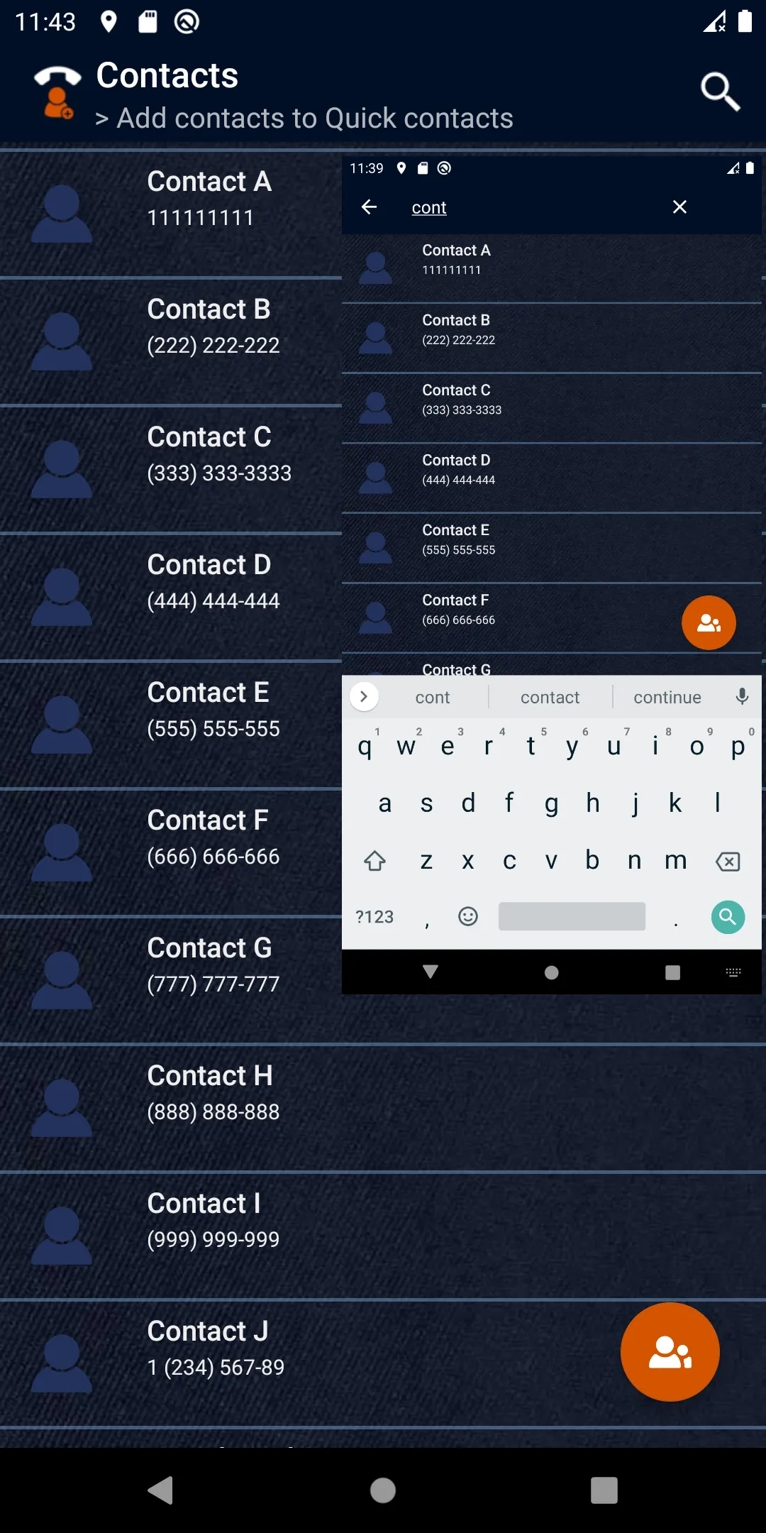 Quick Dial | Indus Appstore | Screenshot