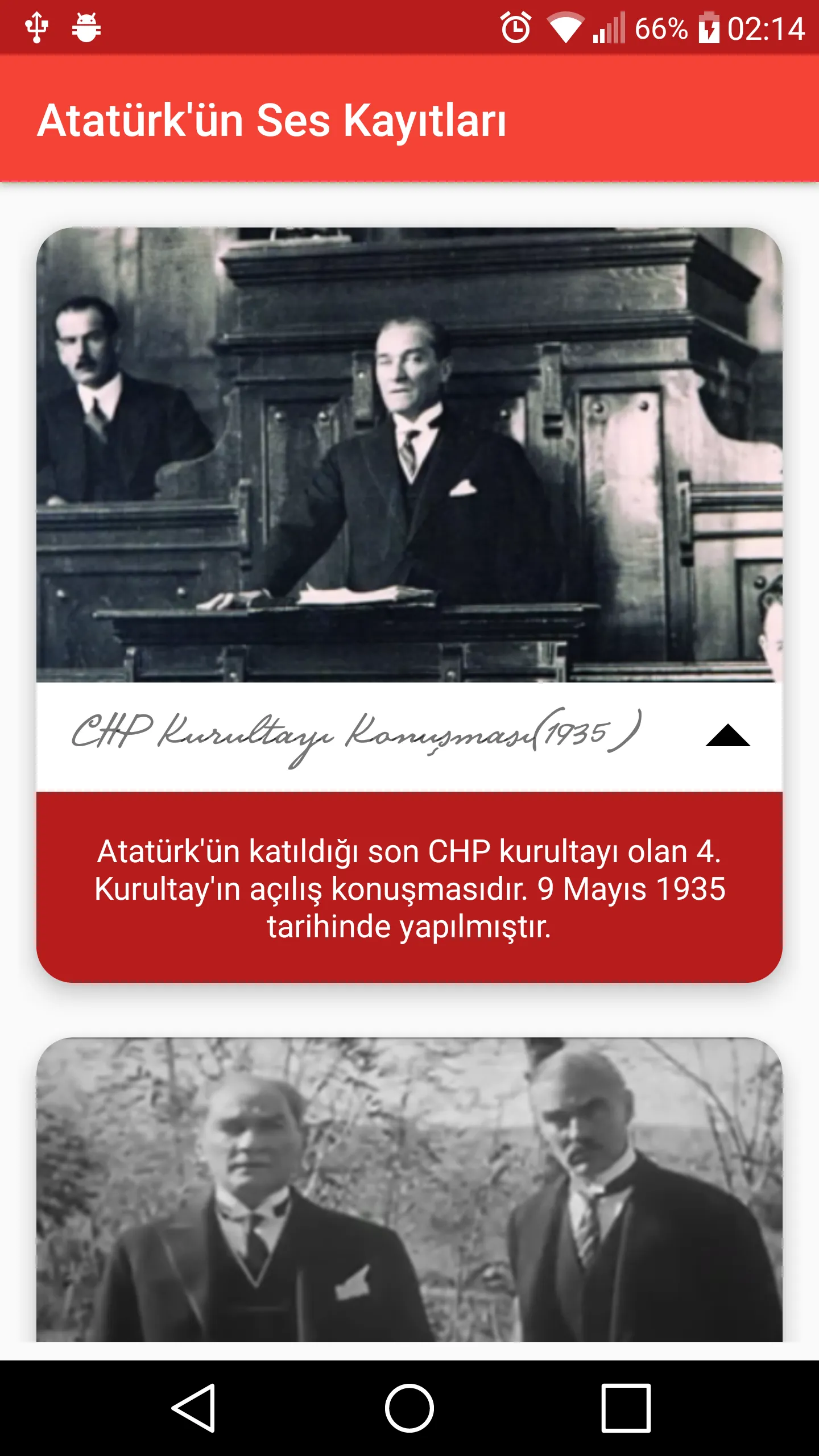 Atatürk'ün Ses Kayıtları | Indus Appstore | Screenshot