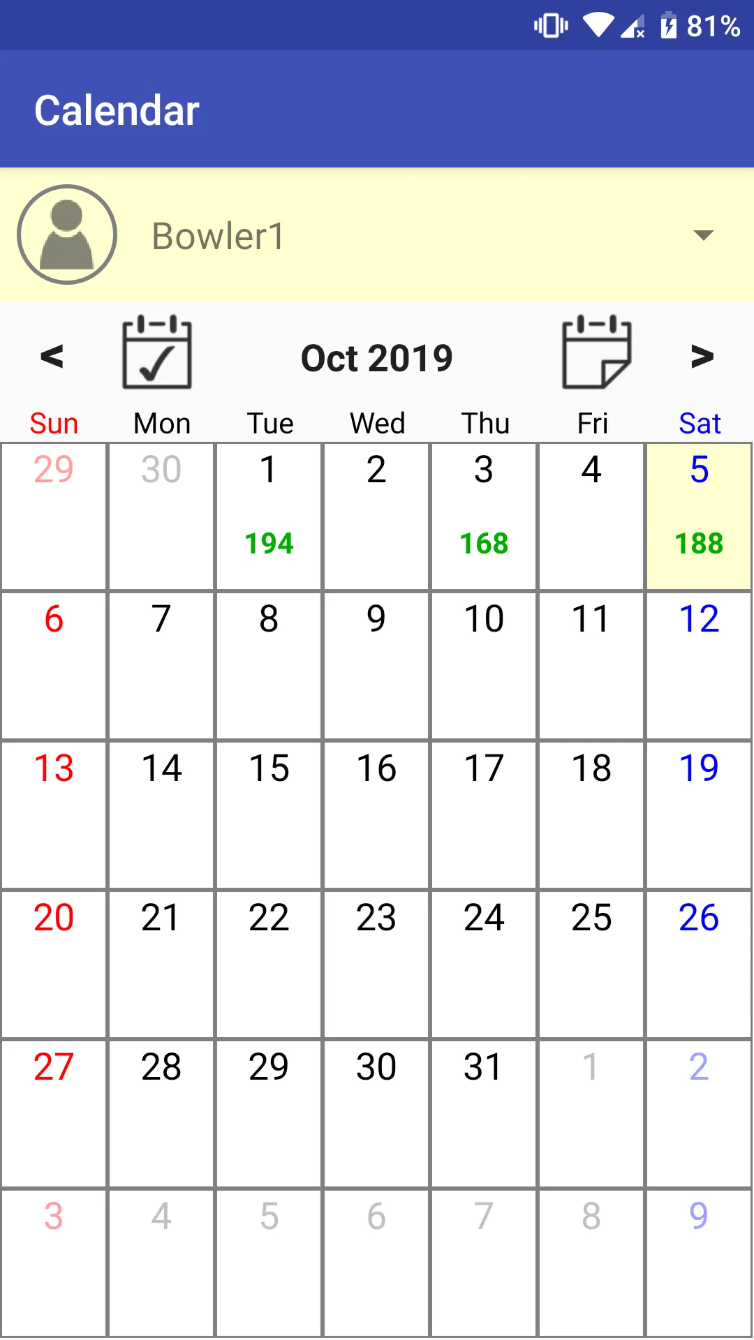 Duckpin / candlepin scoreboard | Indus Appstore | Screenshot