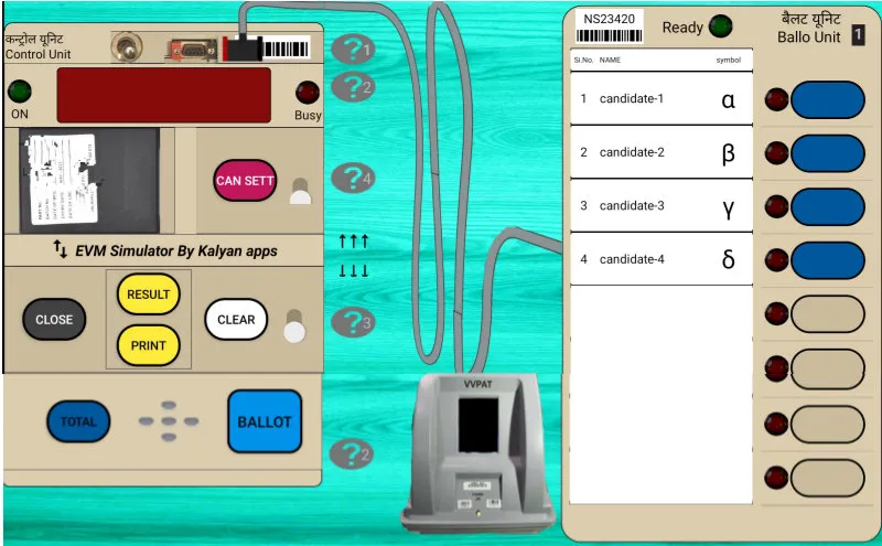 EVM: Electronic Voting Machine | Indus Appstore | Screenshot