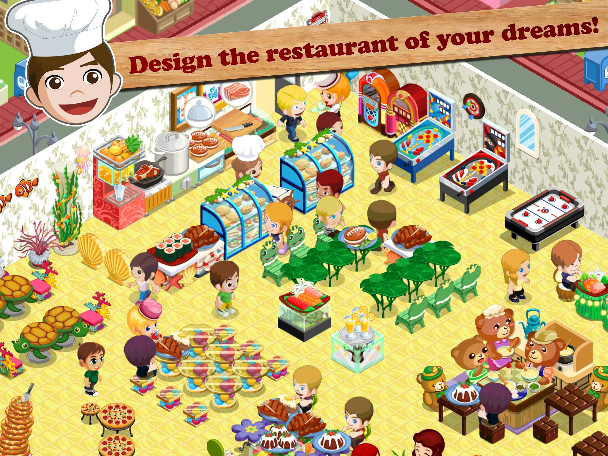 Restaurant Story: Hot Rod Cafe | Indus Appstore | Screenshot