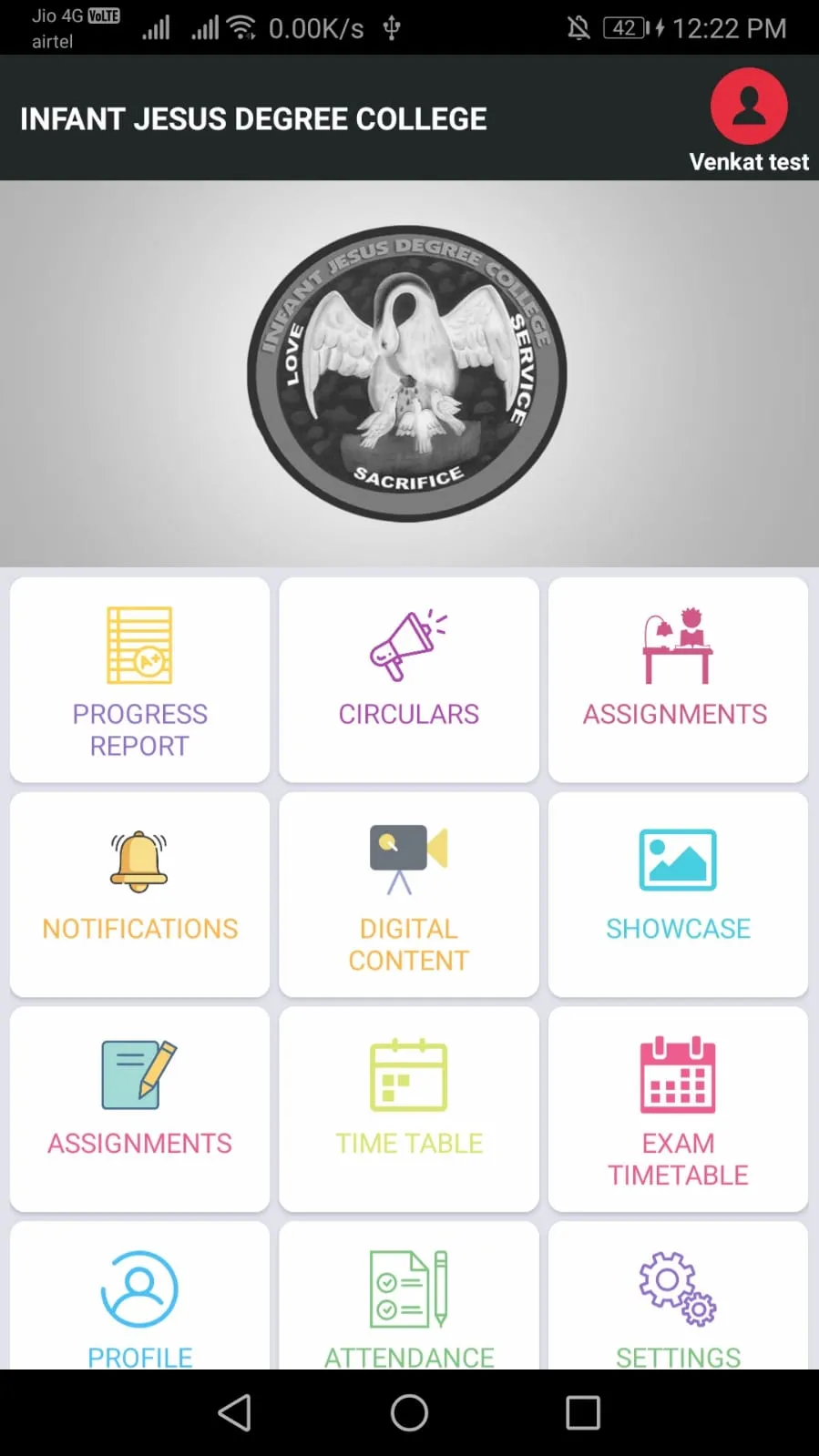 Infant Jesus Degree College | Indus Appstore | Screenshot