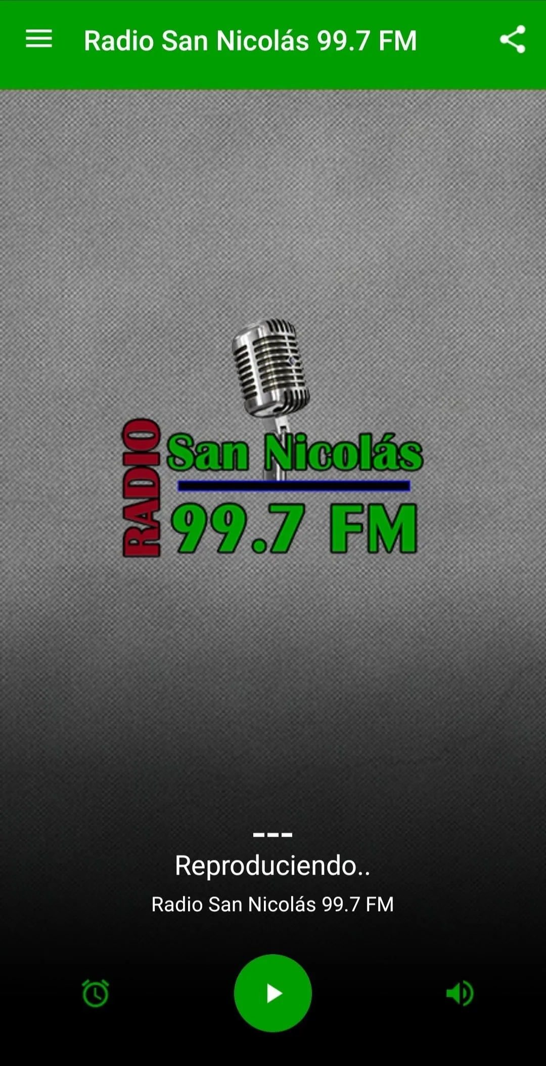 Radio San Nicolás 99.7 FM | Indus Appstore | Screenshot