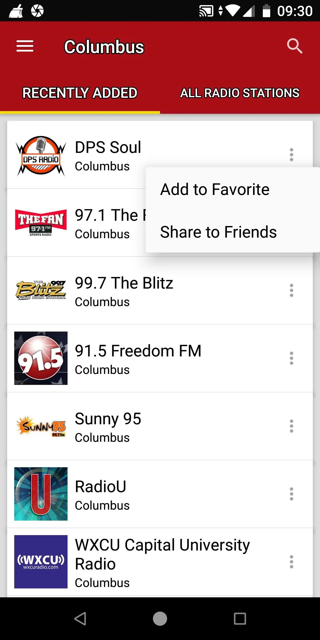 Columbus Radio Stations | Indus Appstore | Screenshot