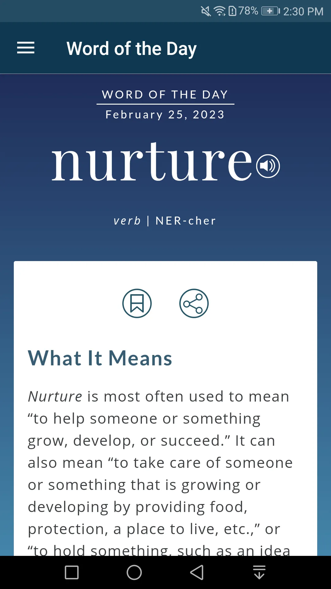 Dictionary - Merriam-Webster | Indus Appstore | Screenshot