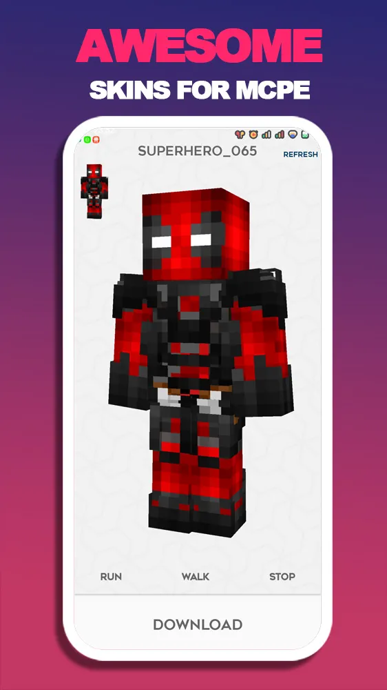 Superhero Skin Craft | Indus Appstore | Screenshot