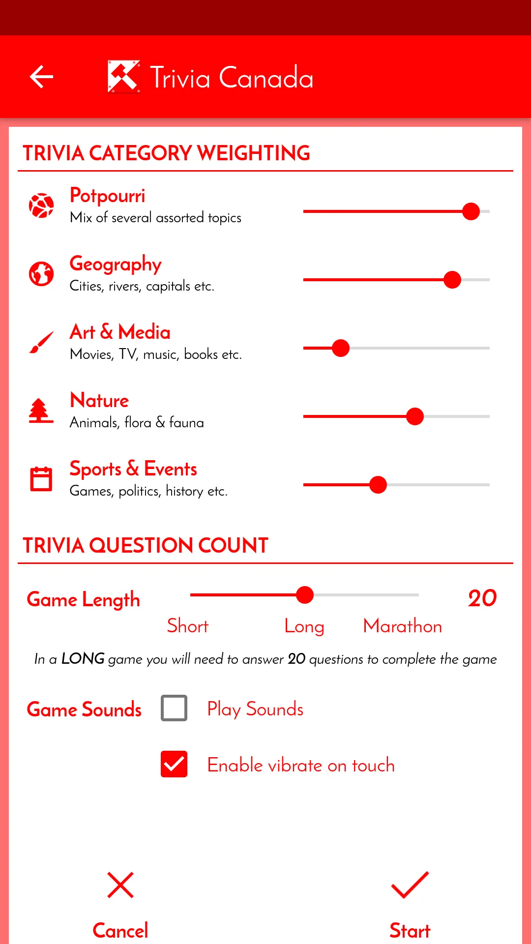 Trivia Canada | Indus Appstore | Screenshot