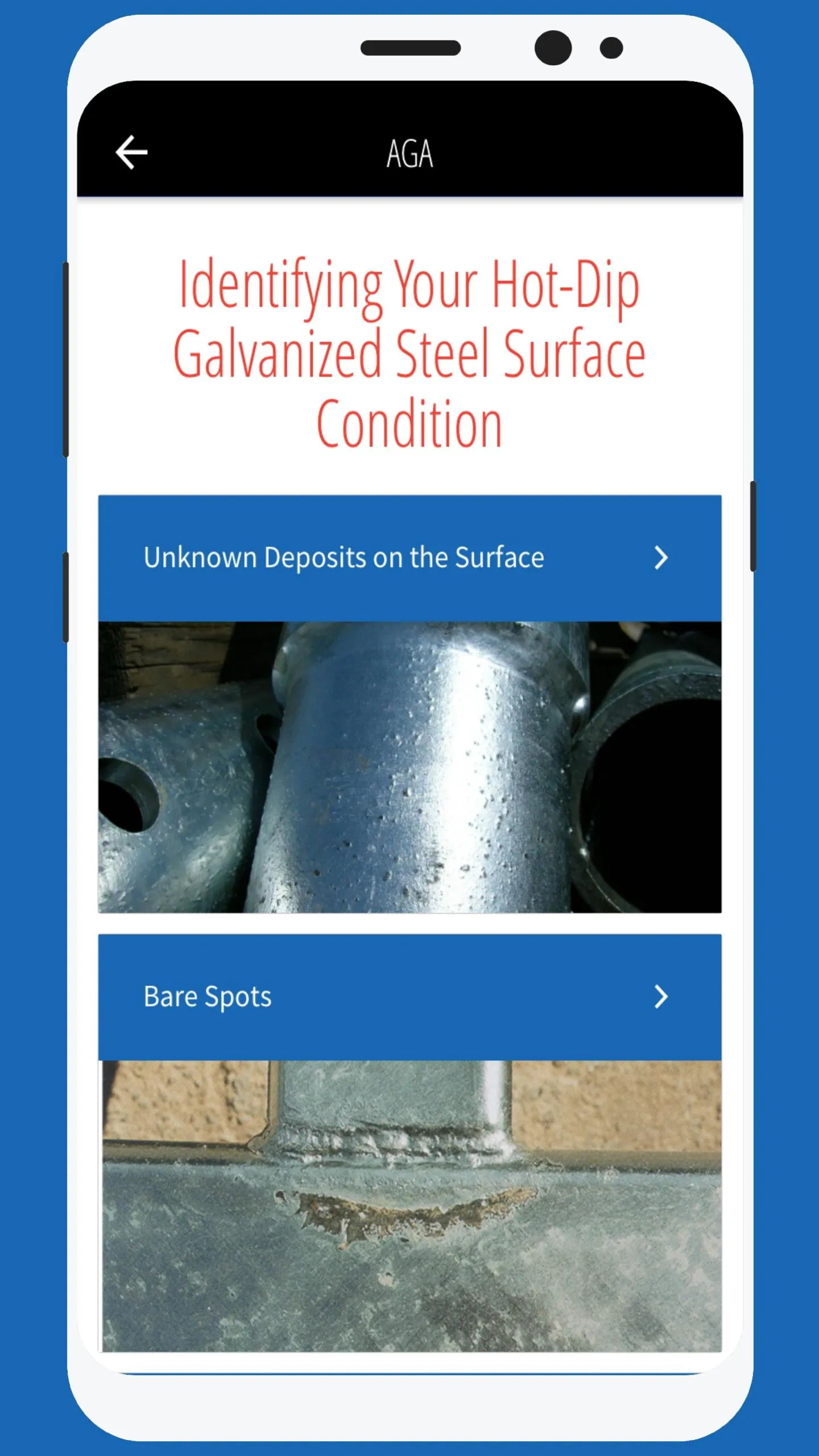 Inspection of Galvanized Steel | Indus Appstore | Screenshot