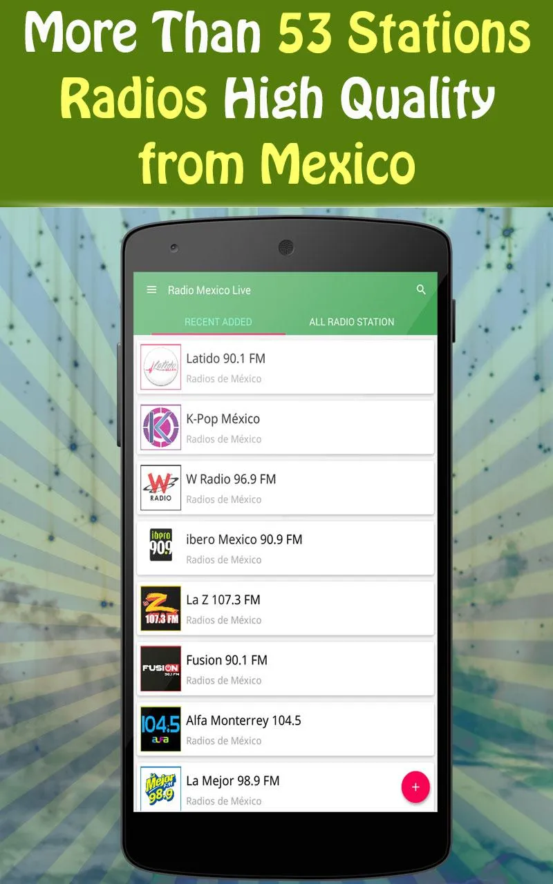 Radio Mexico Live | Indus Appstore | Screenshot