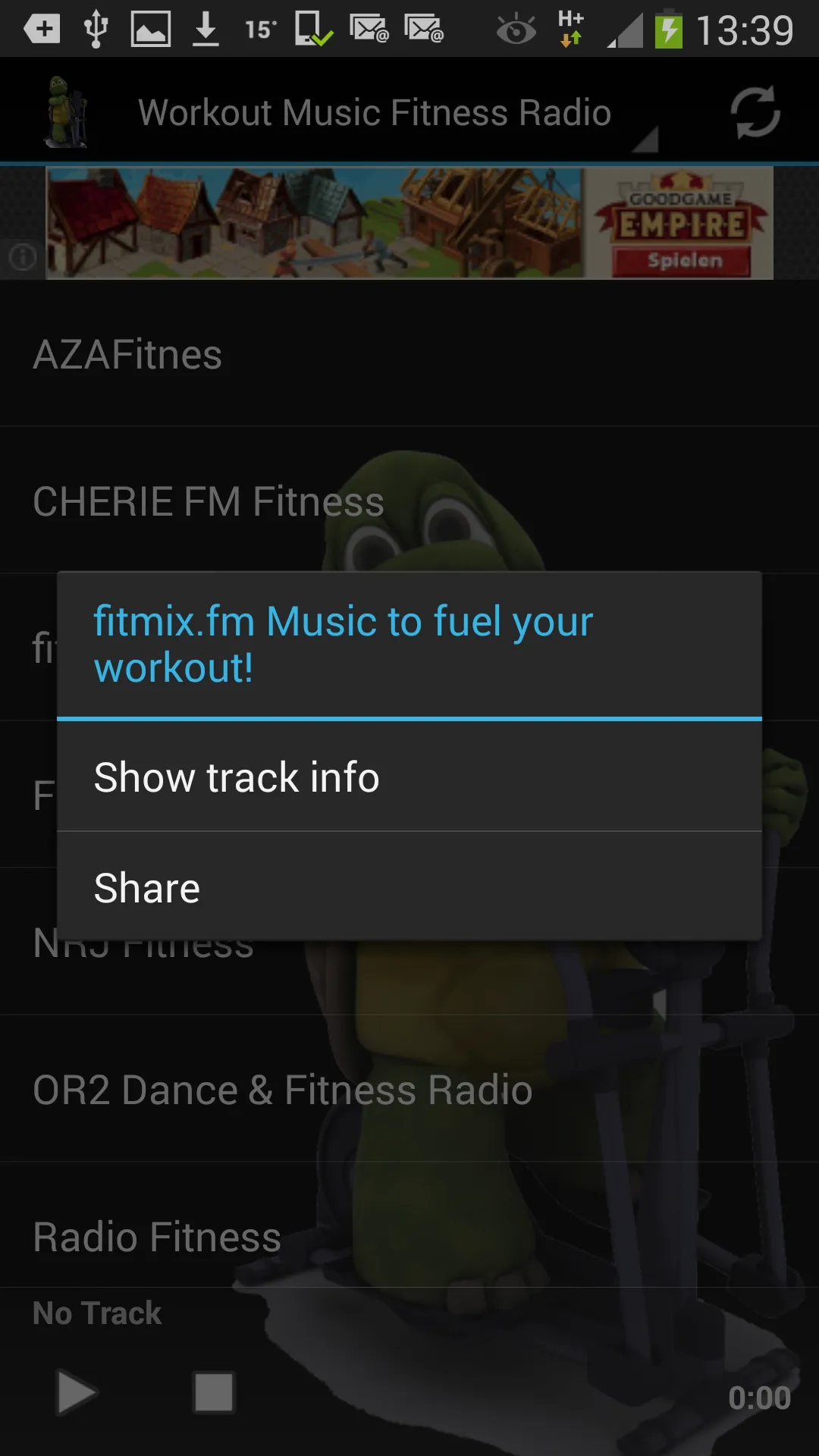 Workout Music Fitness Radio | Indus Appstore | Screenshot