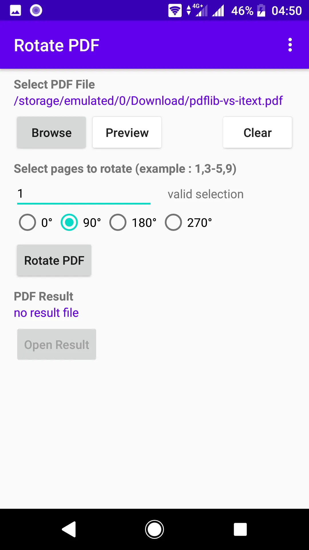 Rotate PDF Pages | Indus Appstore | Screenshot