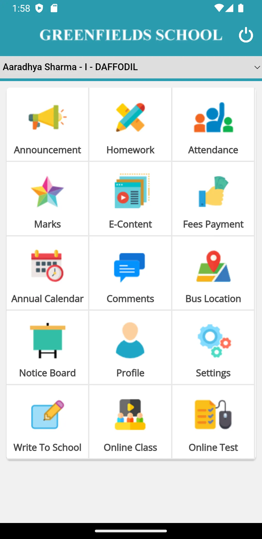 GREENFIELDS SCHOOL | Indus Appstore | Screenshot