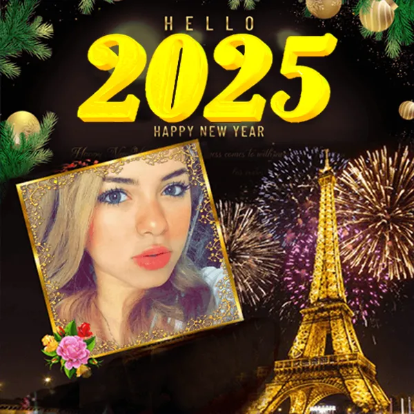 New Year 2025 Photo Frame | Indus Appstore | Screenshot