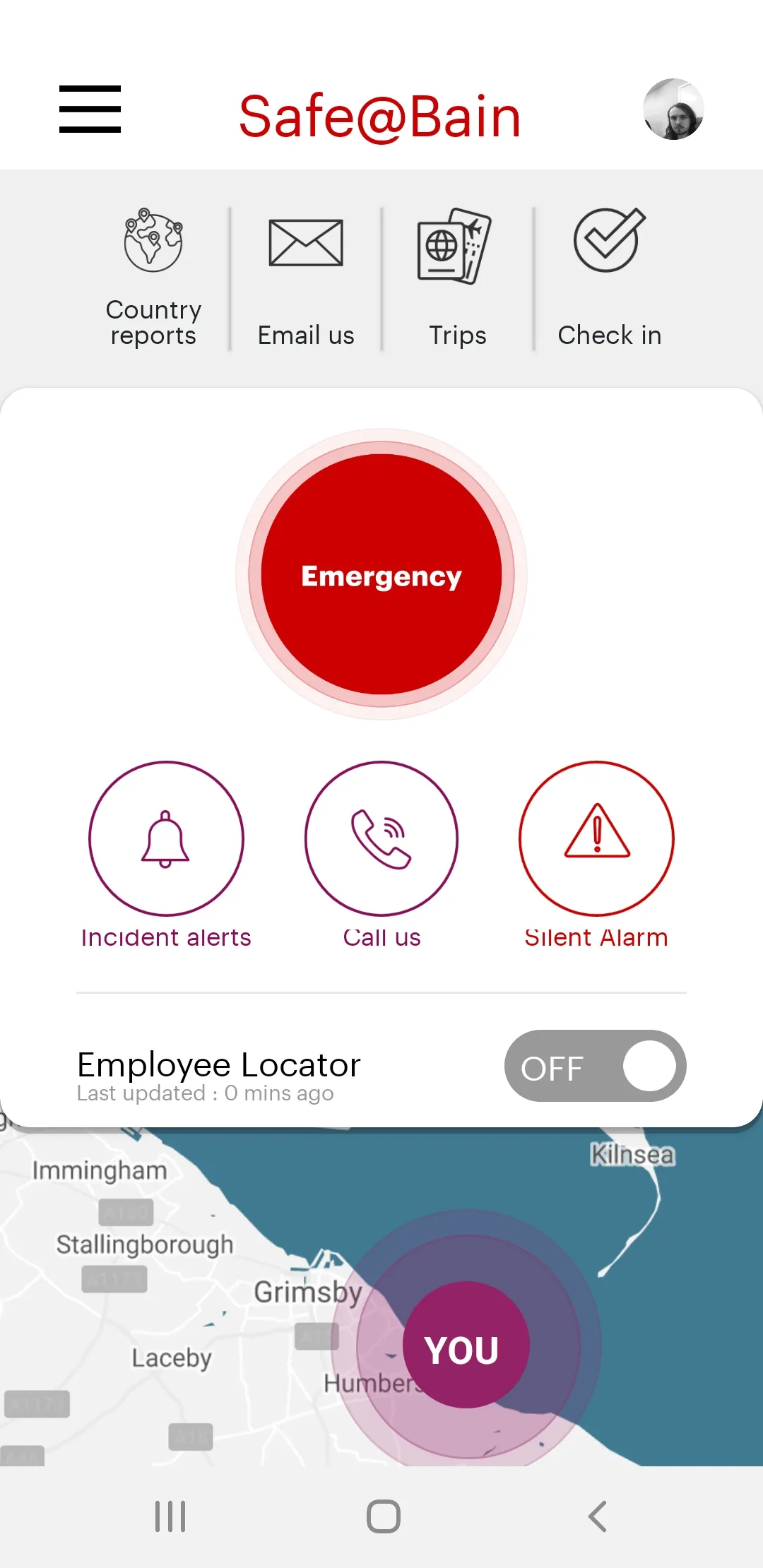 Safe@Bain | Indus Appstore | Screenshot