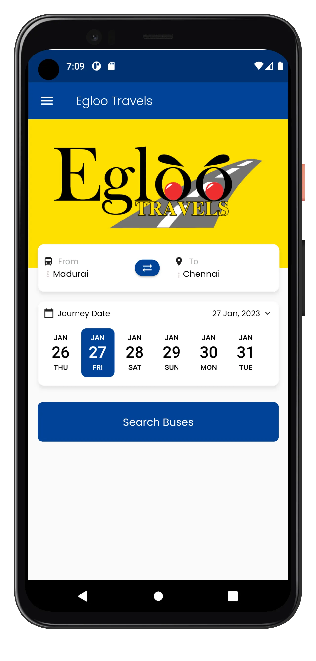 Egloo Travels - Bus Tickets | Indus Appstore | Screenshot