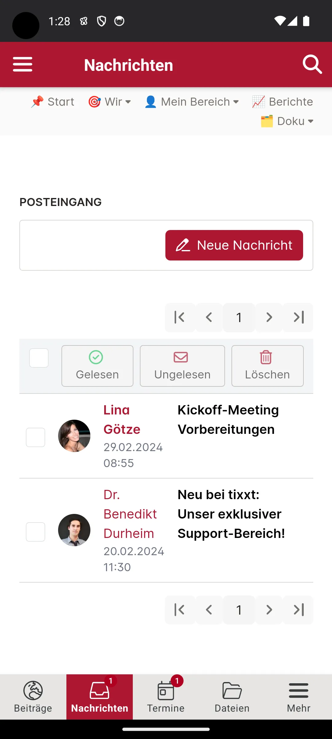 meinBdB | Indus Appstore | Screenshot