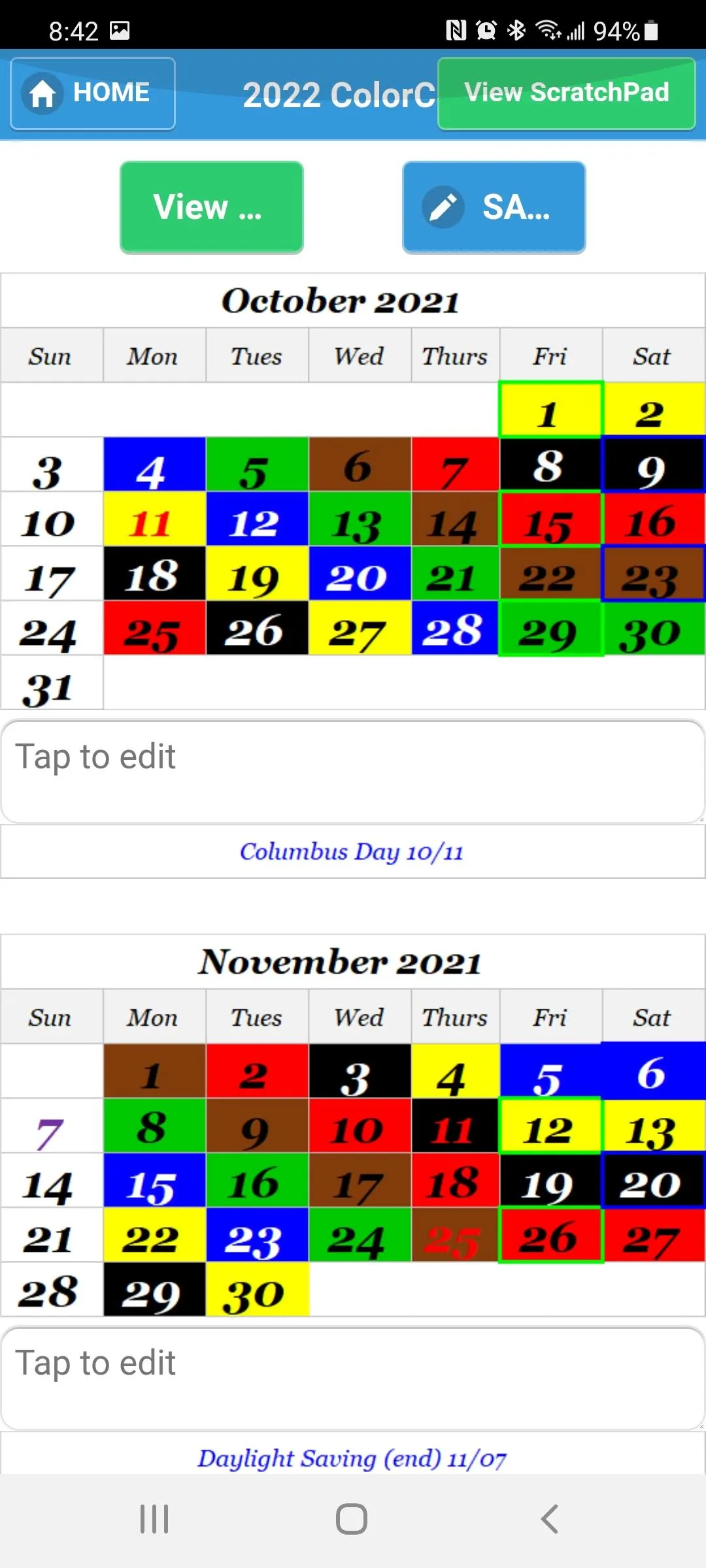 2022 USPS Carrier Calendar | Indus Appstore | Screenshot