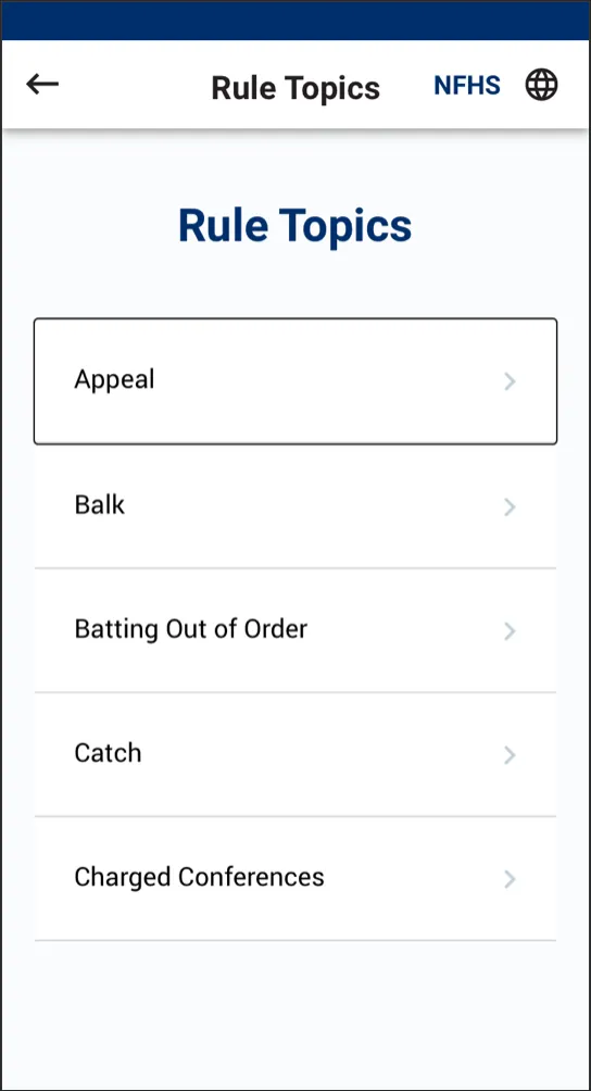 Baseball Rules in Black and Wh | Indus Appstore | Screenshot