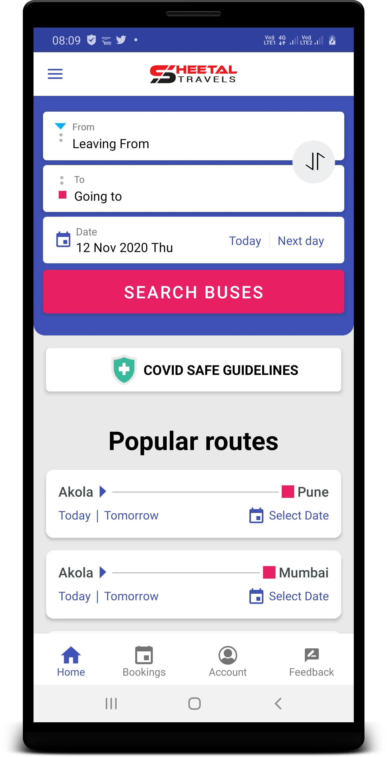 Sheetal Travels | Indus Appstore | Screenshot