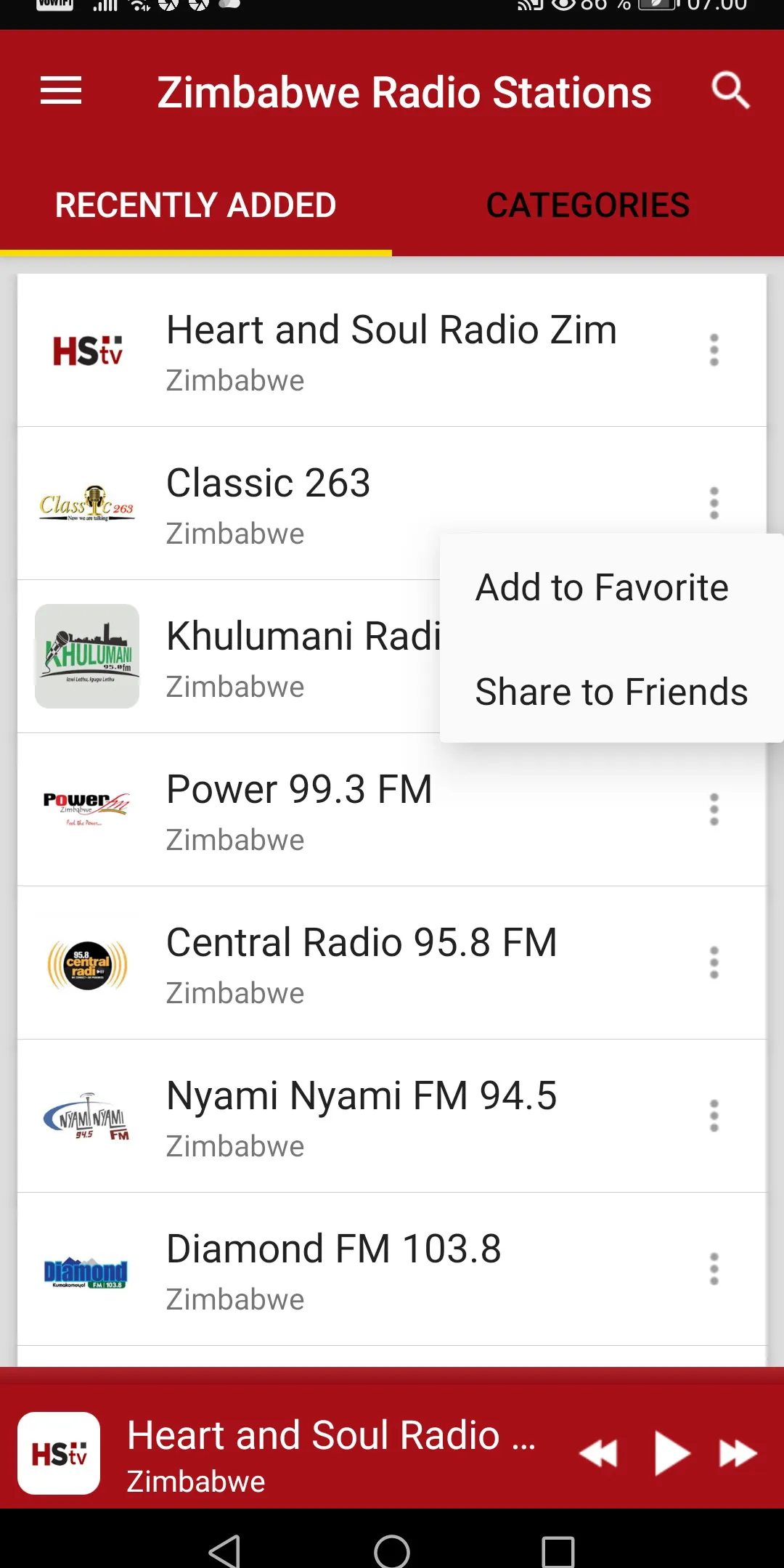 Zimbabwe Radio Stations | Indus Appstore | Screenshot