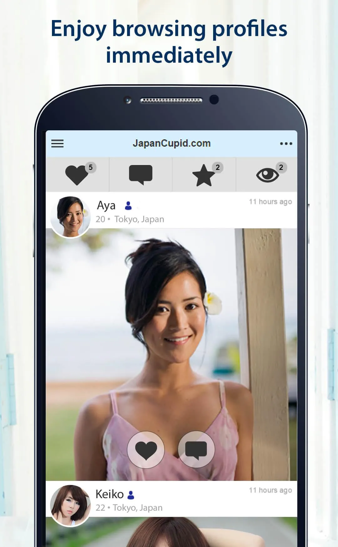 JapanCupid: Japanese Dating | Indus Appstore | Screenshot