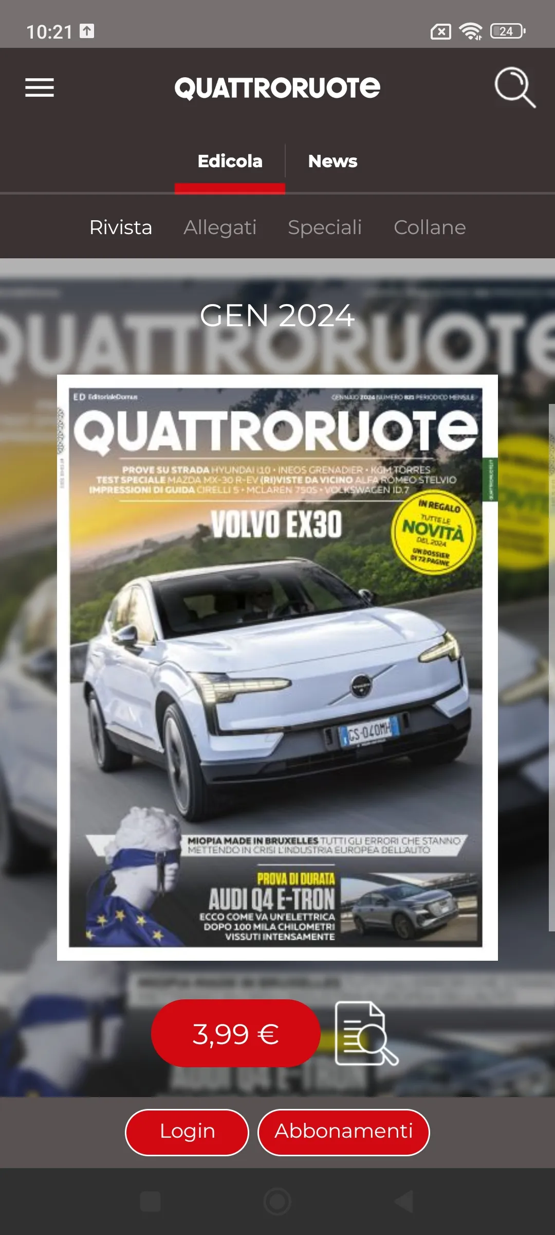 Quattroruote | Indus Appstore | Screenshot