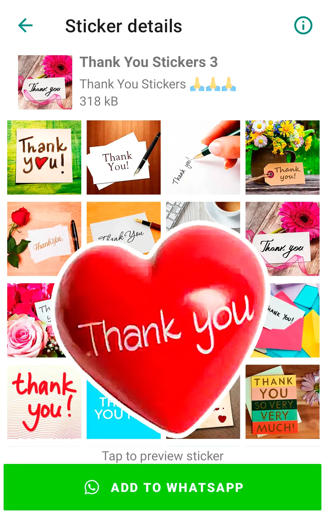 Thanks stickers for WhatsApp | Indus Appstore | Screenshot