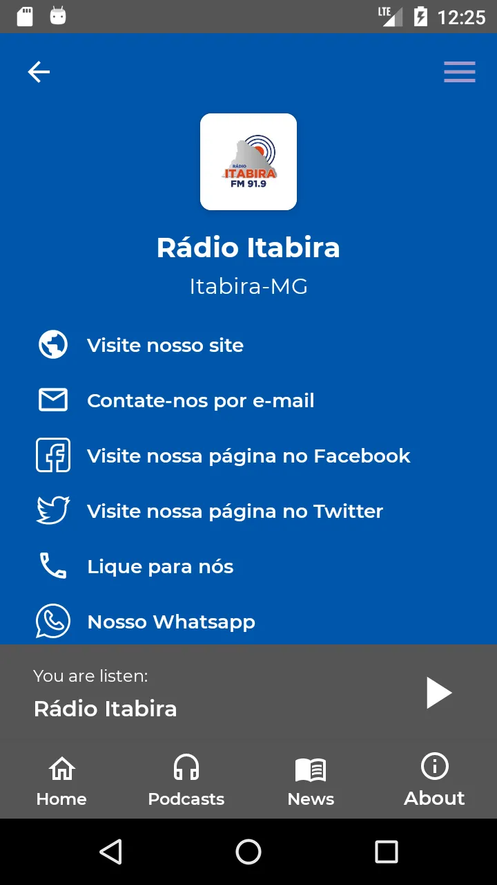 Rádio Itabira | Indus Appstore | Screenshot