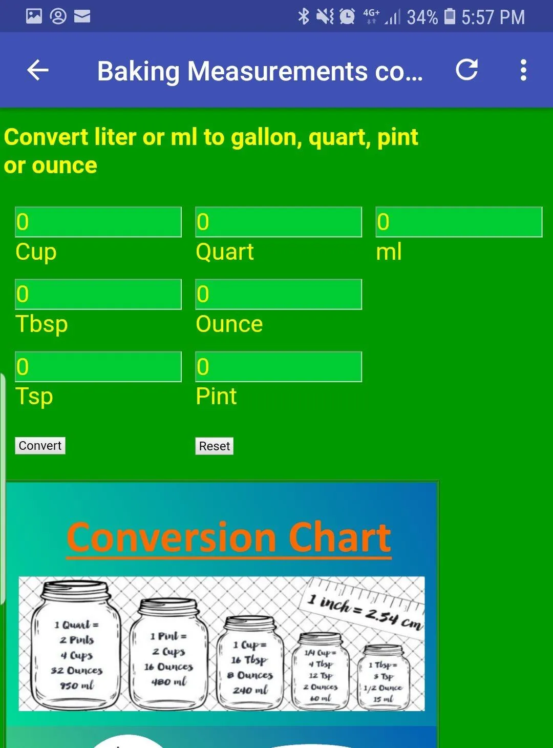 Baking Measurements & Temp App | Indus Appstore | Screenshot