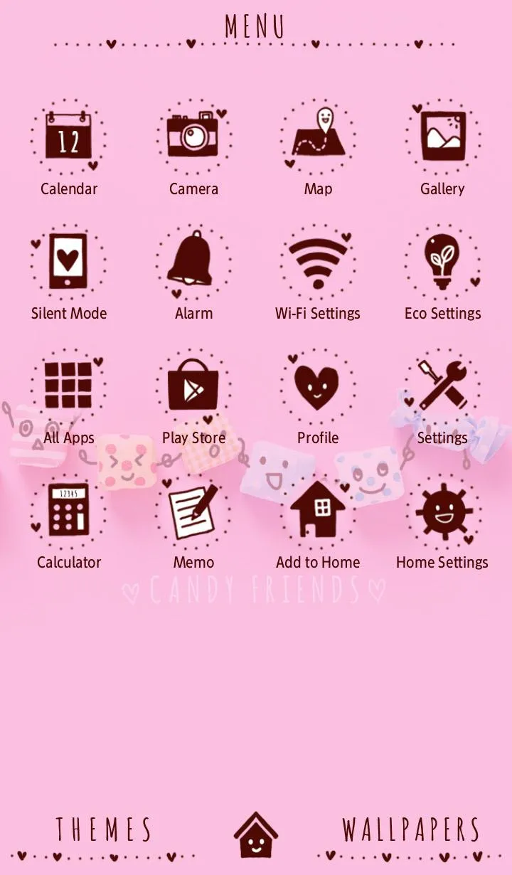 Candy Friends Theme +HOME | Indus Appstore | Screenshot