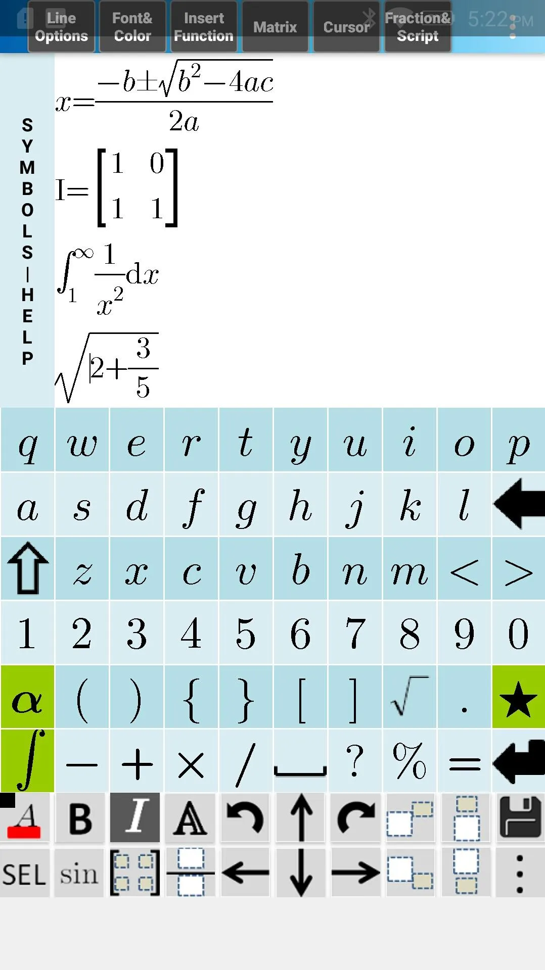 Equation Editor and Q&A Forum | Indus Appstore | Screenshot