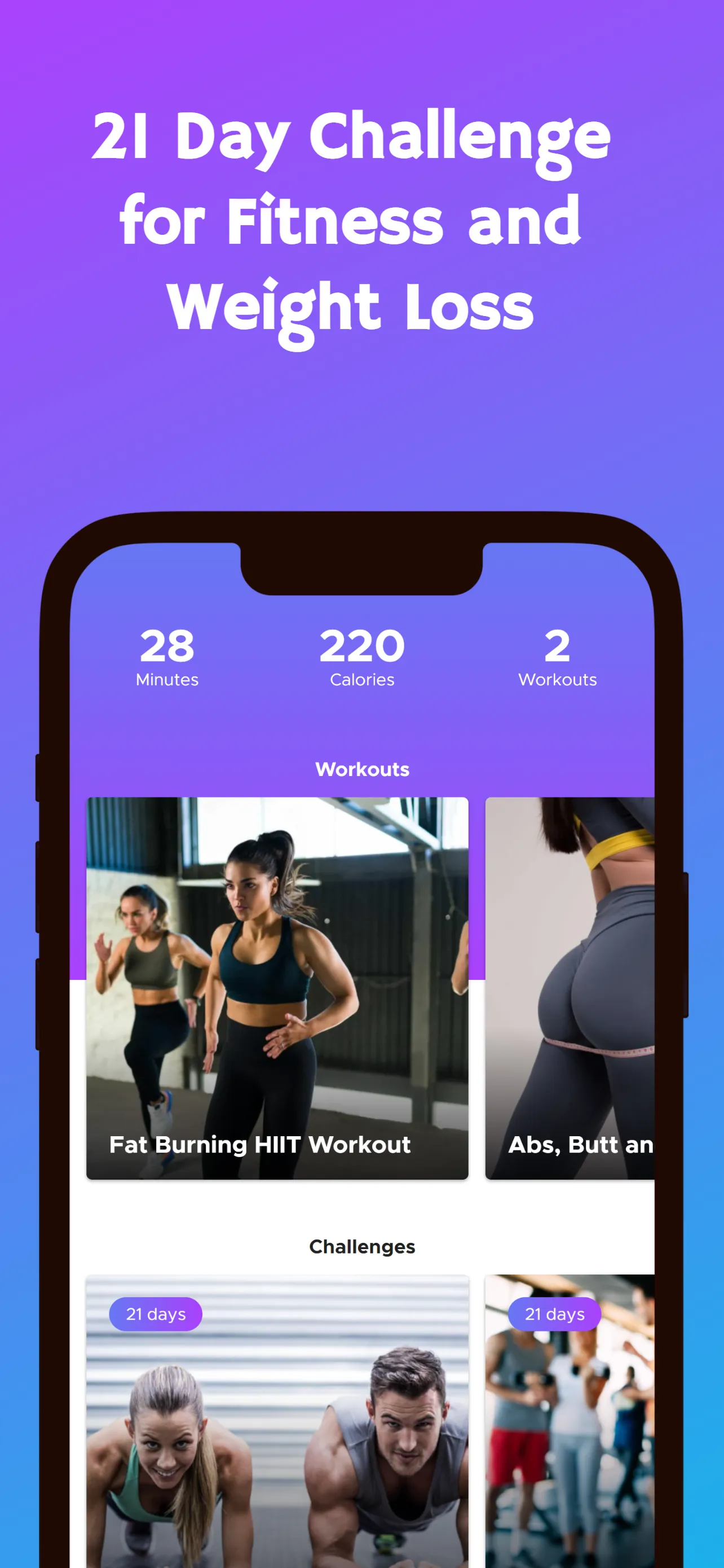 21 Day Body Transformation | Indus Appstore | Screenshot