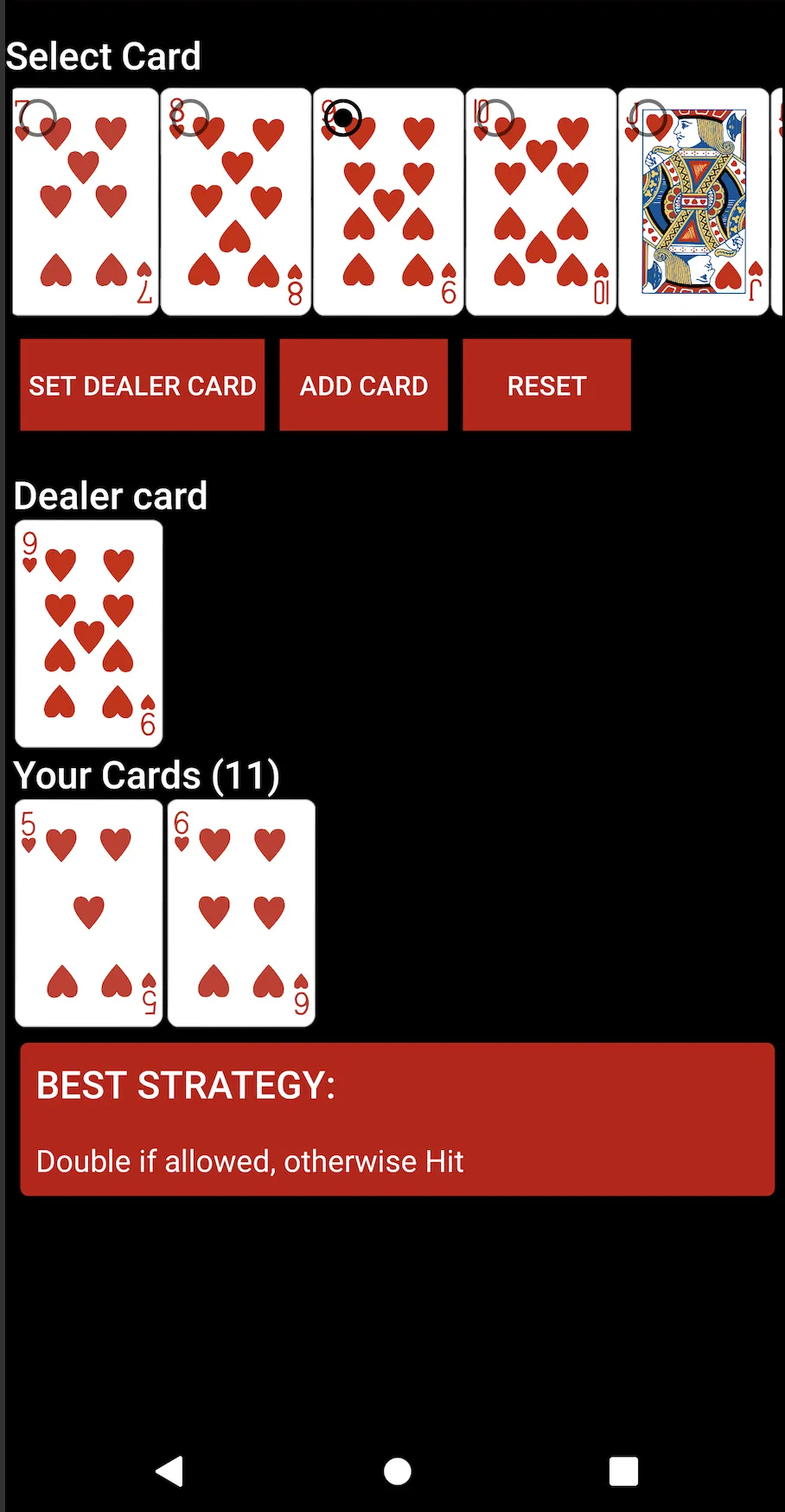 BlackJack 21 Strategy | Indus Appstore | Screenshot