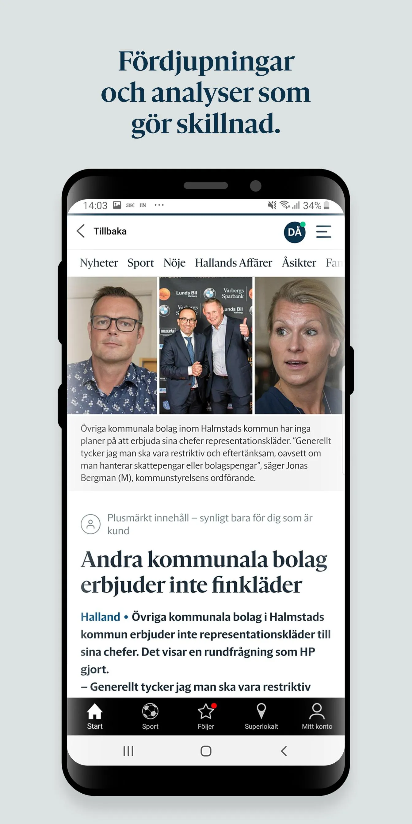 Hallandsposten | Indus Appstore | Screenshot