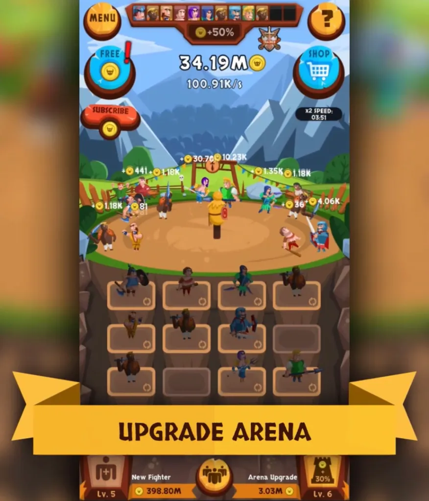 EvoHero - Idle Gladiators | Indus Appstore | Screenshot