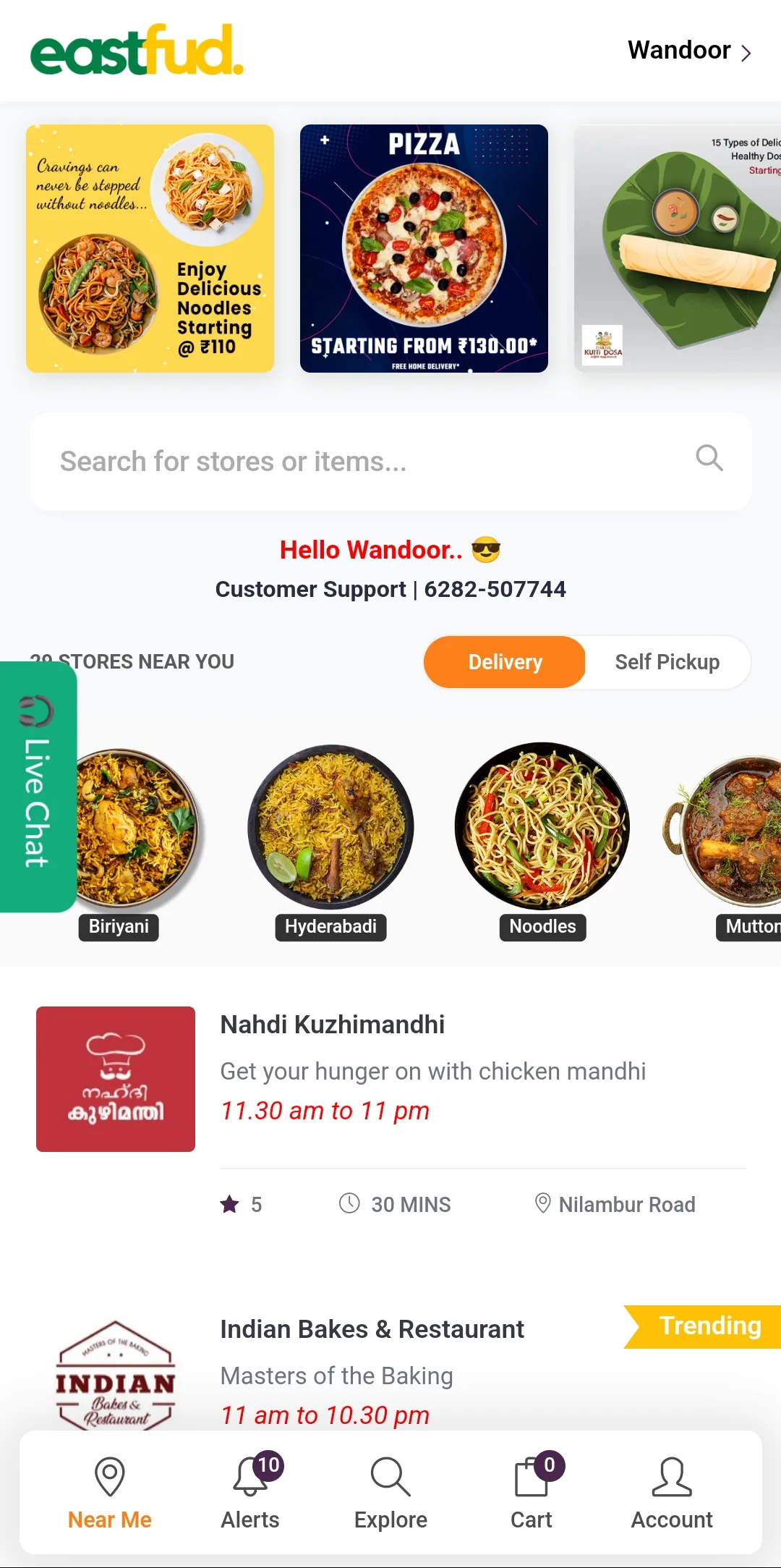 Eastfud - Online Food Delivery | Indus Appstore | Screenshot