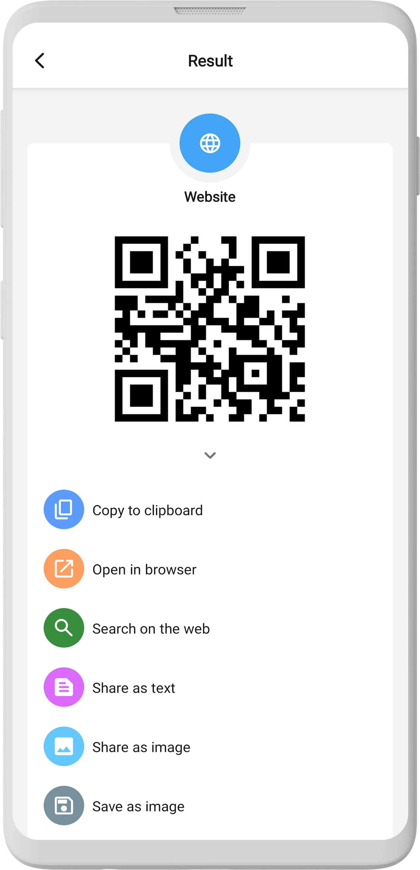 Nego QR Code Scanner | Indus Appstore | Screenshot