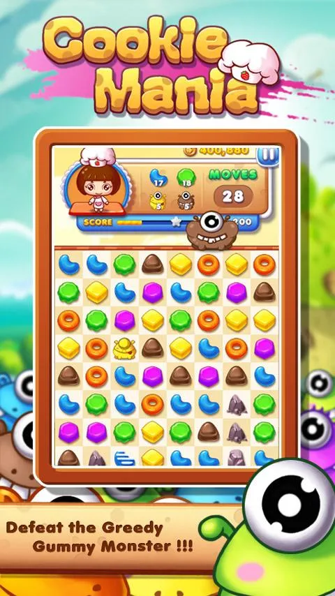 Cookie Mania - Match-3 Sweet G | Indus Appstore | Screenshot