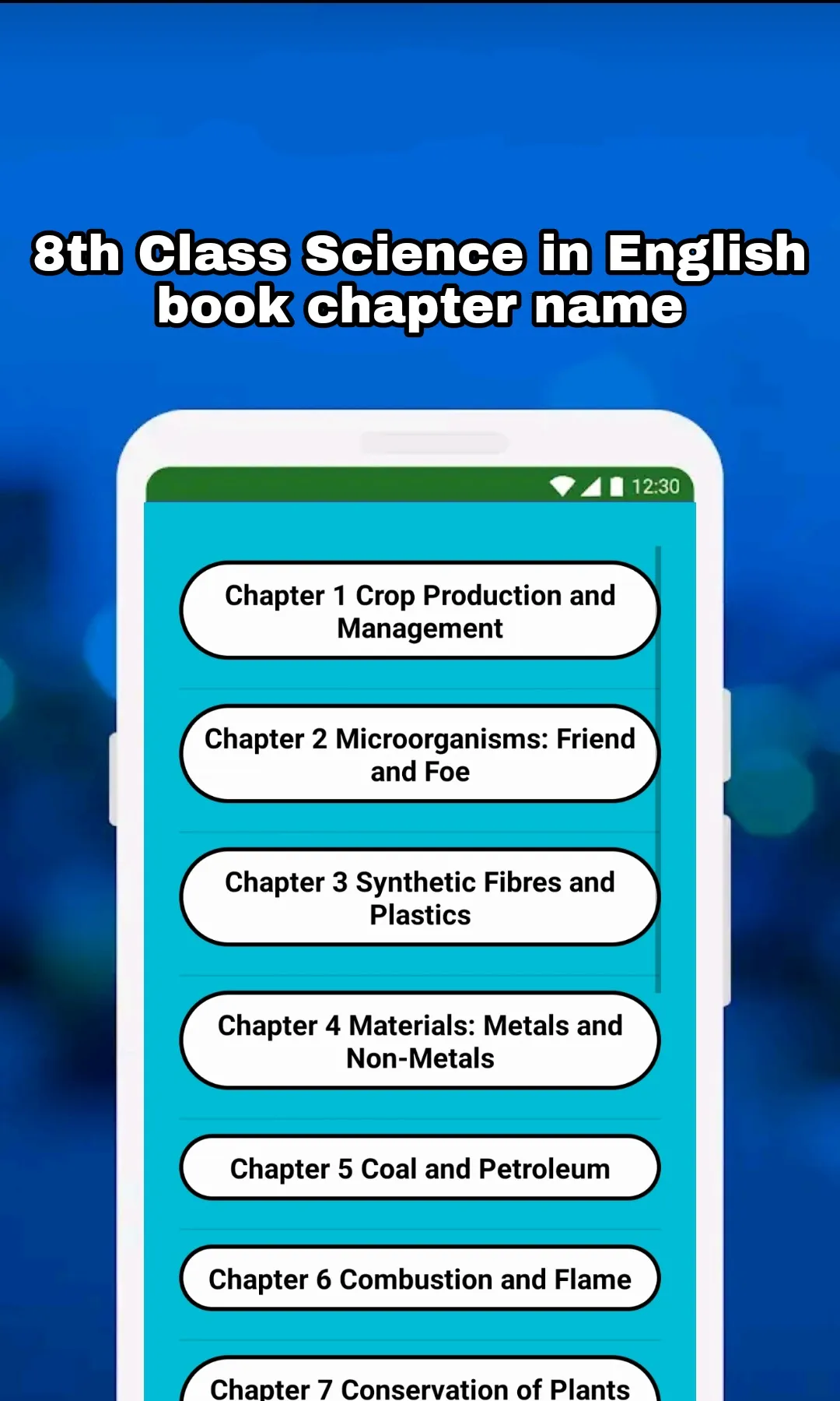 Class 8 Science Notes English | Indus Appstore | Screenshot