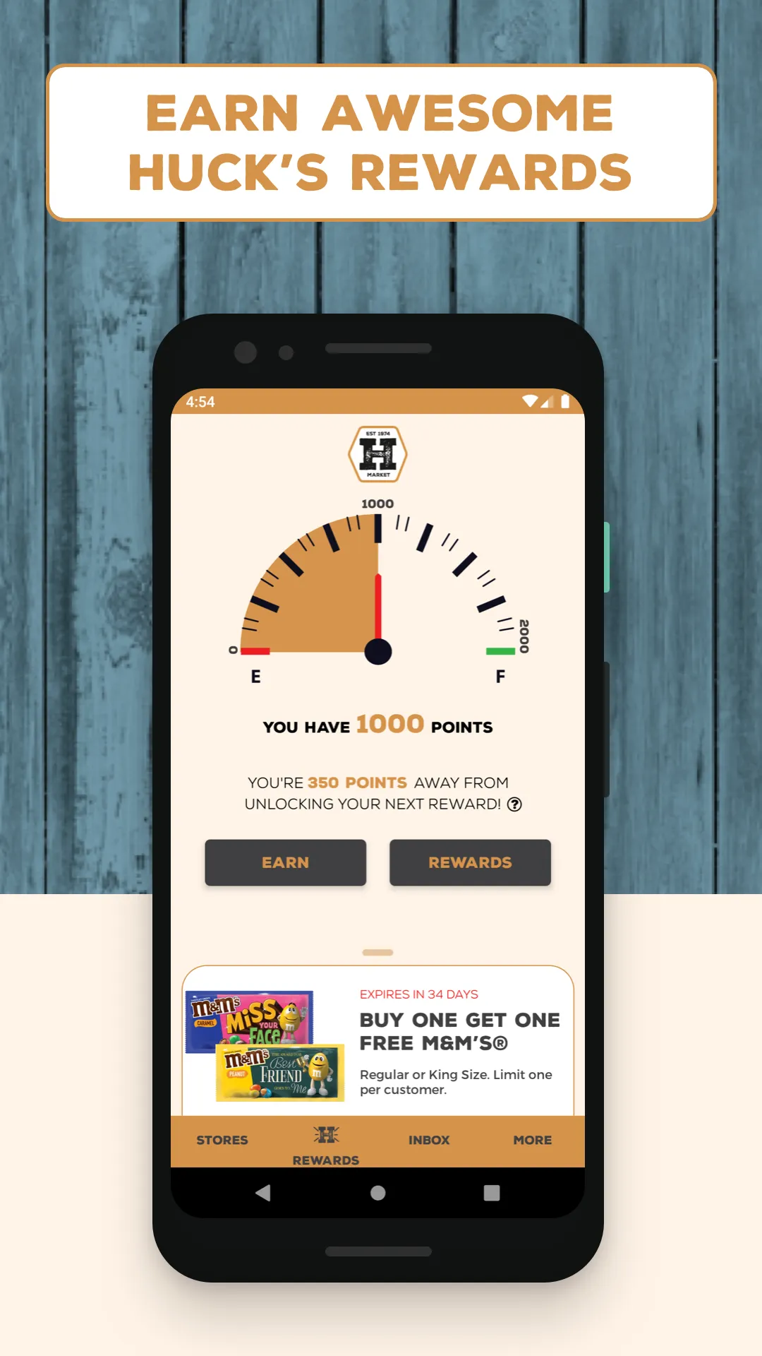 Huck's Bucks Bigg Rewards | Indus Appstore | Screenshot