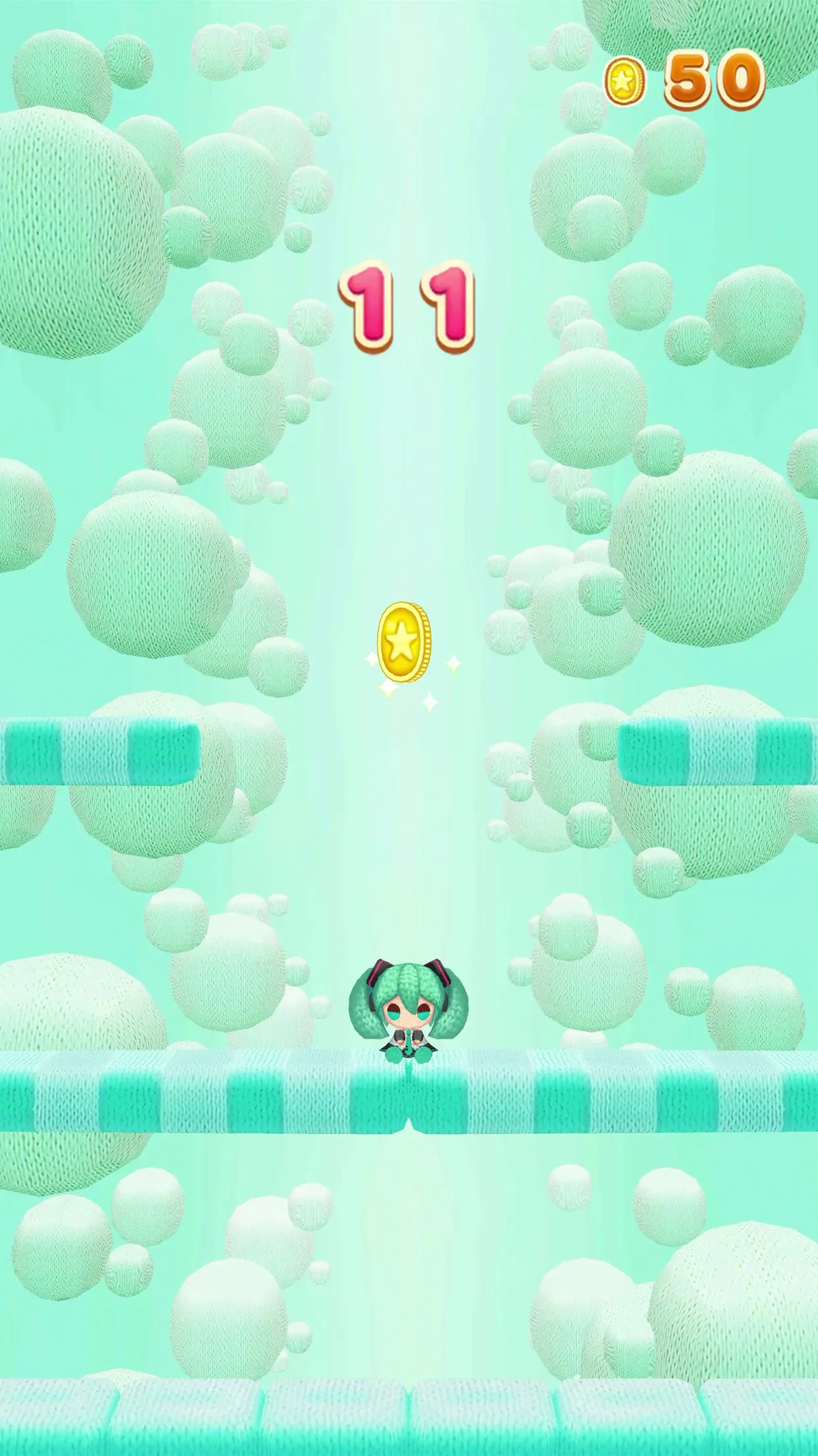 Hatsune Miku Amiguru Jump | Indus Appstore | Screenshot