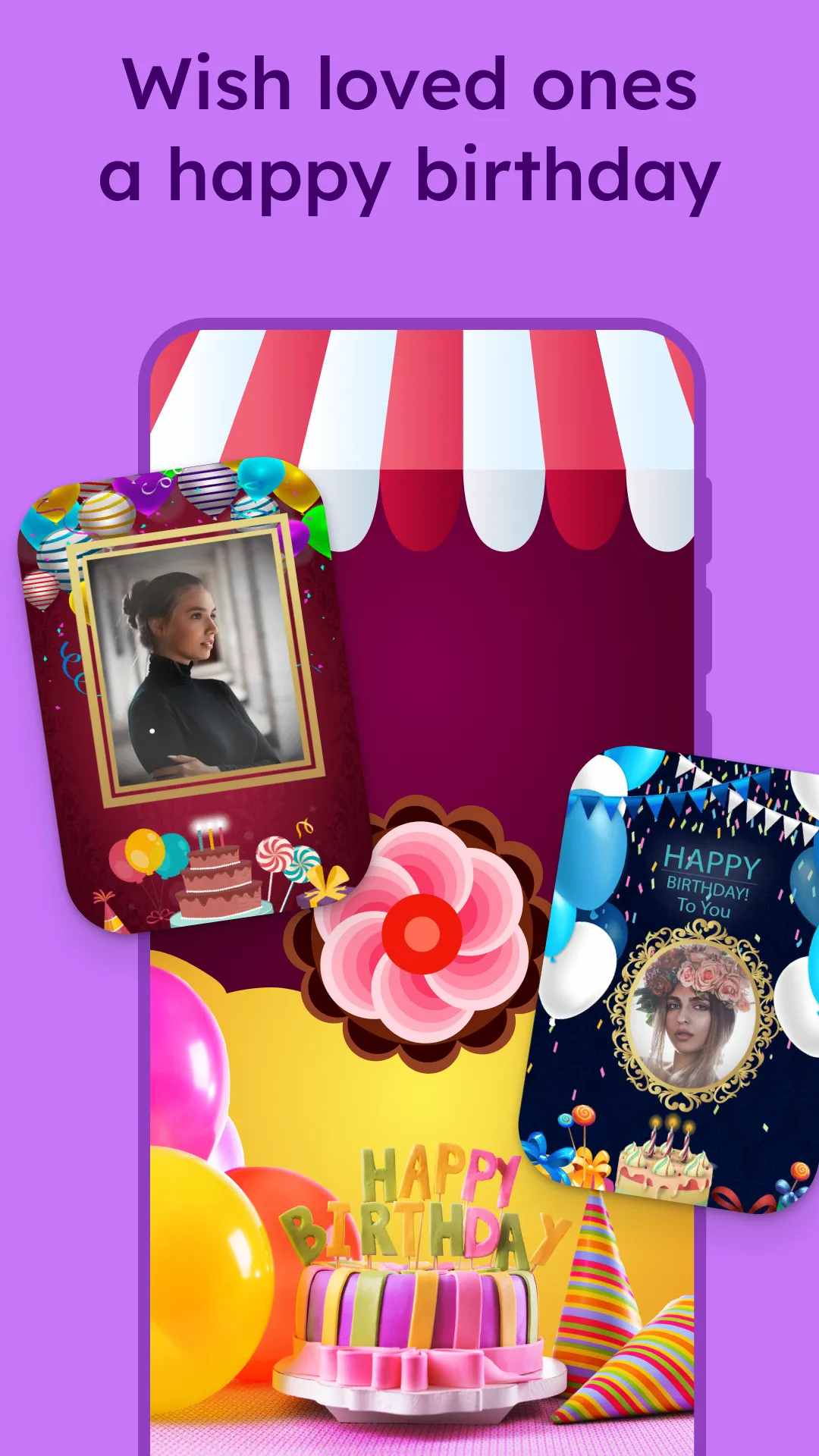 Birthday Photo Frame Maker | Indus Appstore | Screenshot