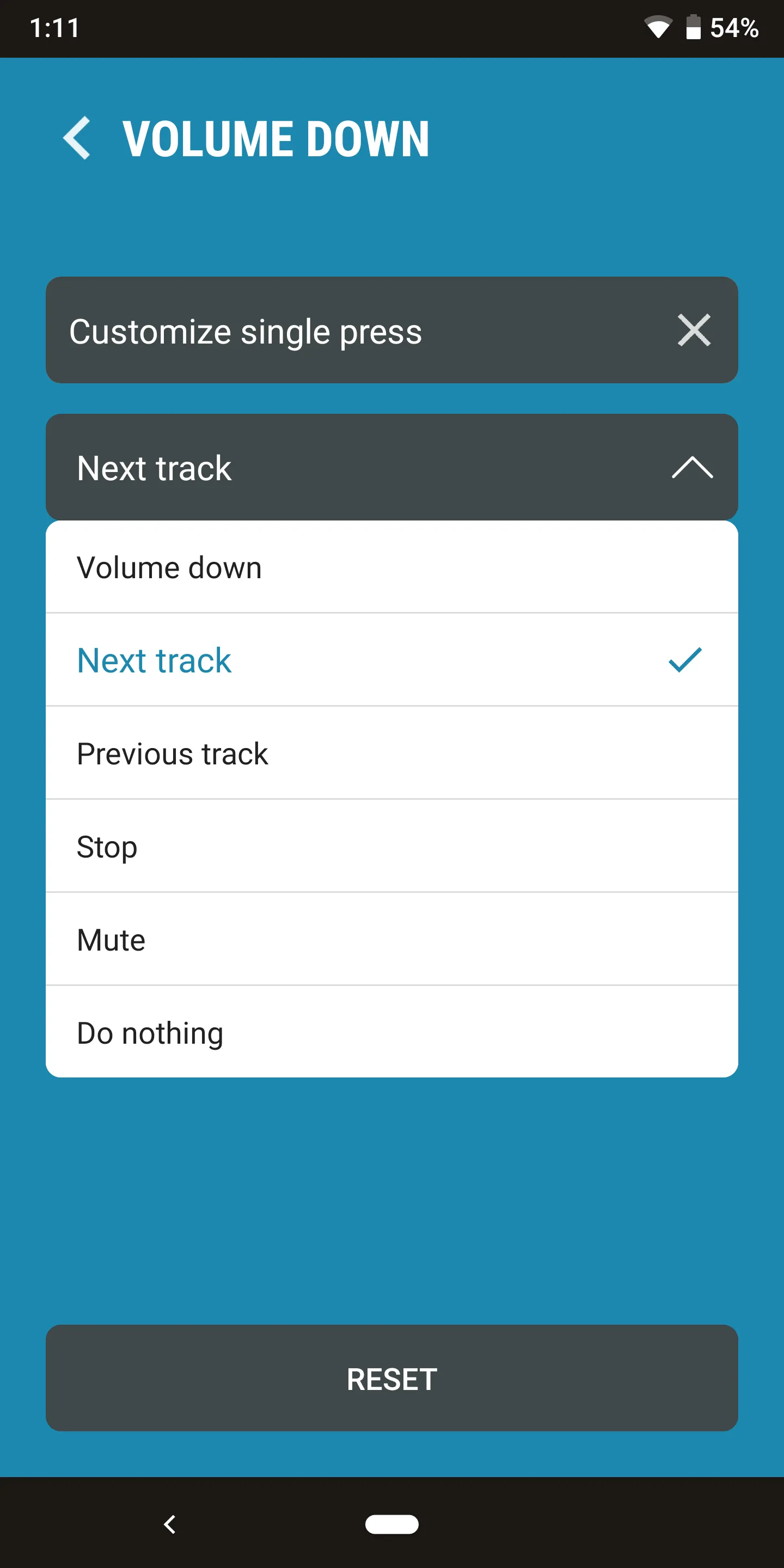 Next Track: Volume button skip | Indus Appstore | Screenshot