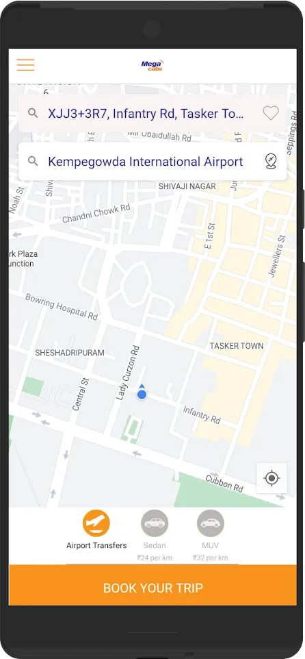 MegaCabs | Indus Appstore | Screenshot