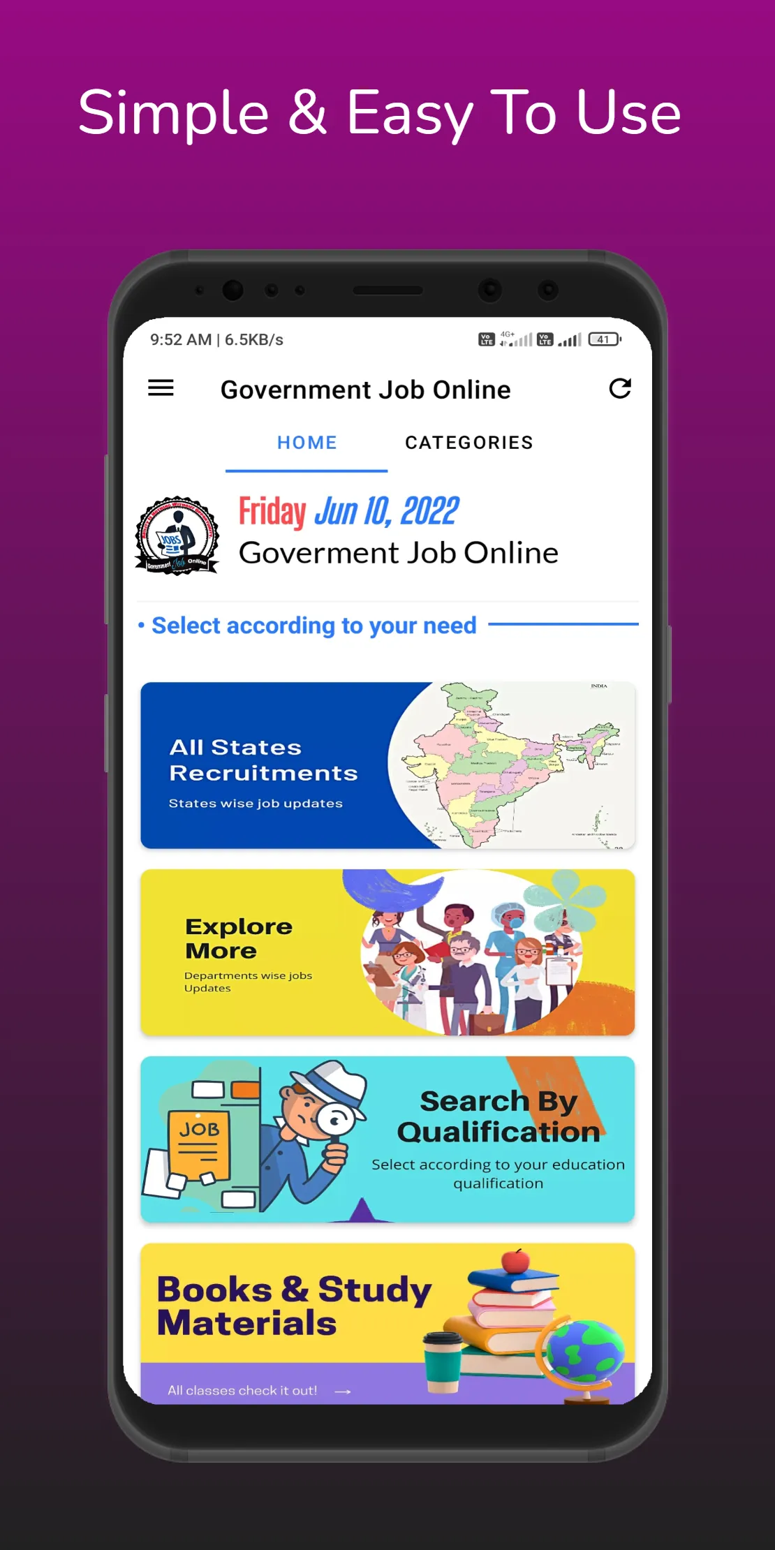 Government Jobs, Job Search | Indus Appstore | Screenshot