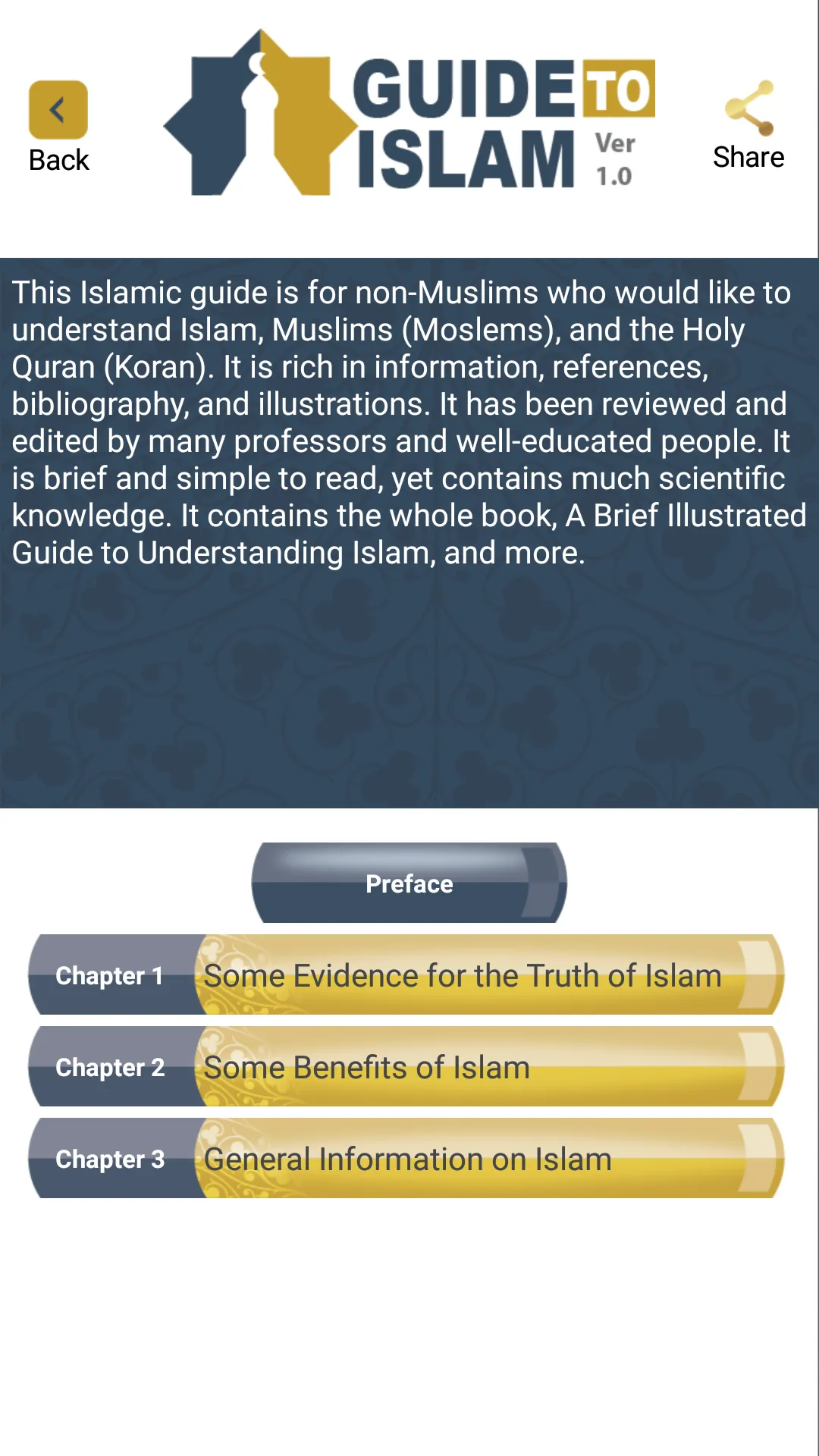 Guide To Islam - Islam Guide F | Indus Appstore | Screenshot